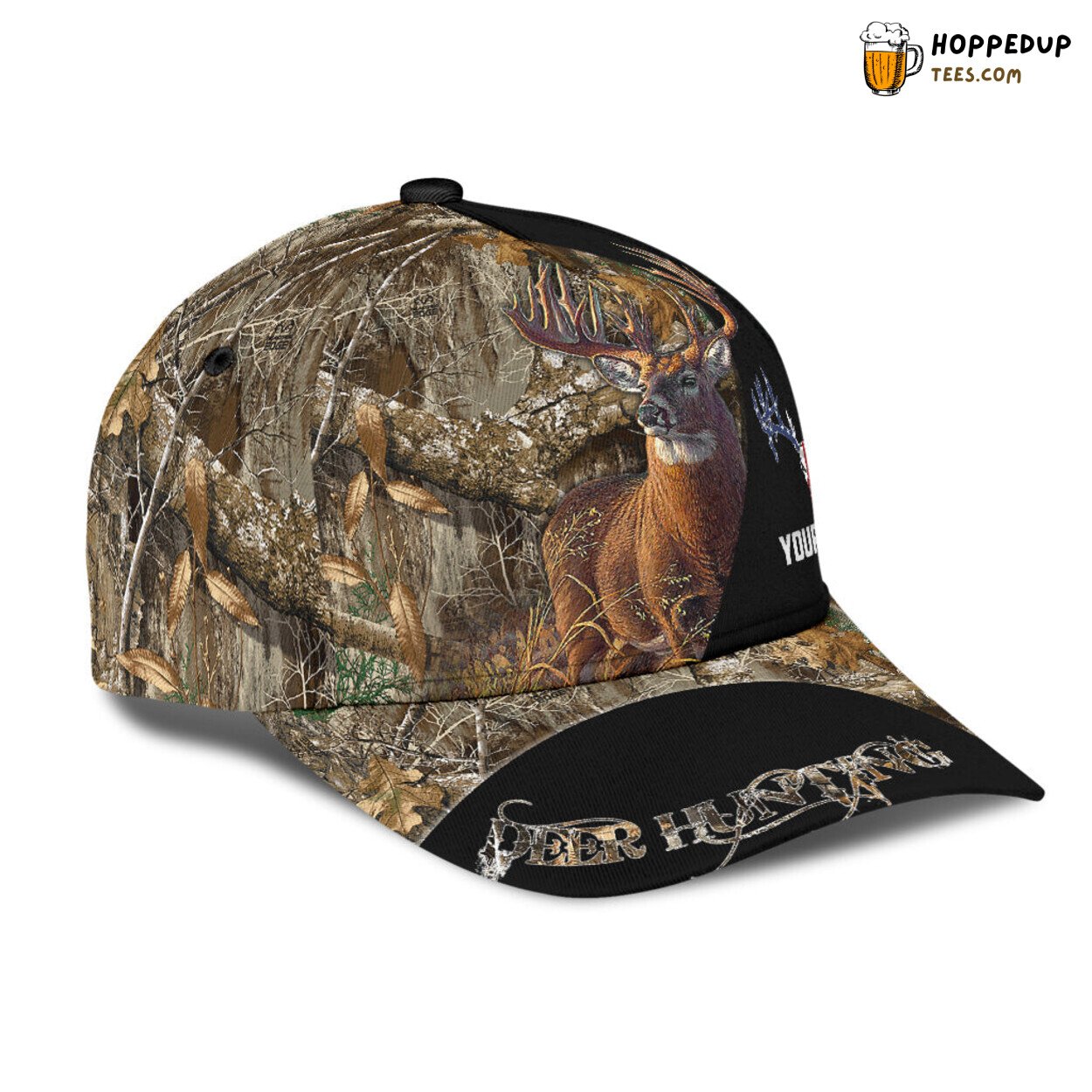 Deer Hunting Camo Personalized 3D Print Elegance Classic Baseball Cap
