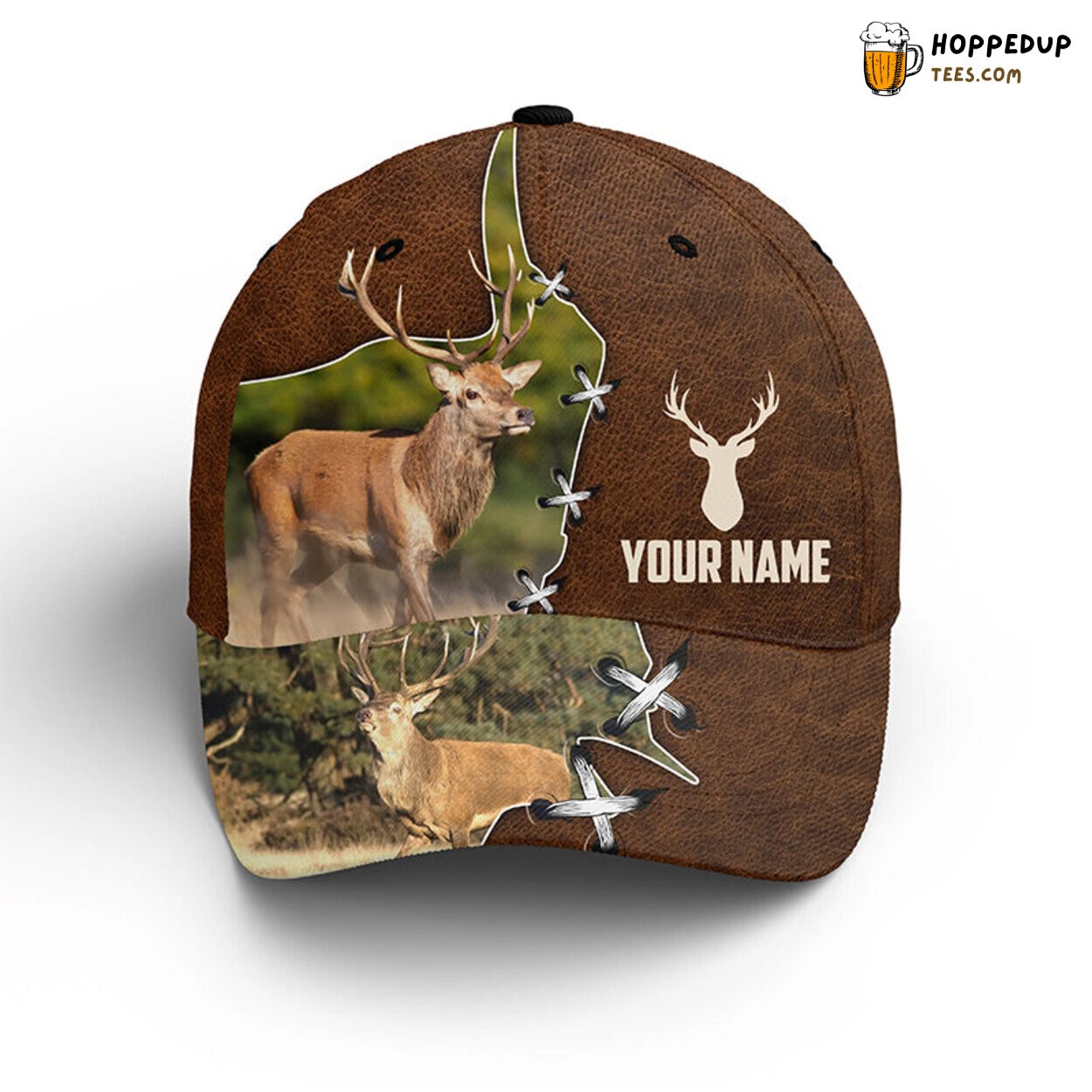 Deer Hunting Camouflage Personalized Name 3D Print Classic Baseball Cap