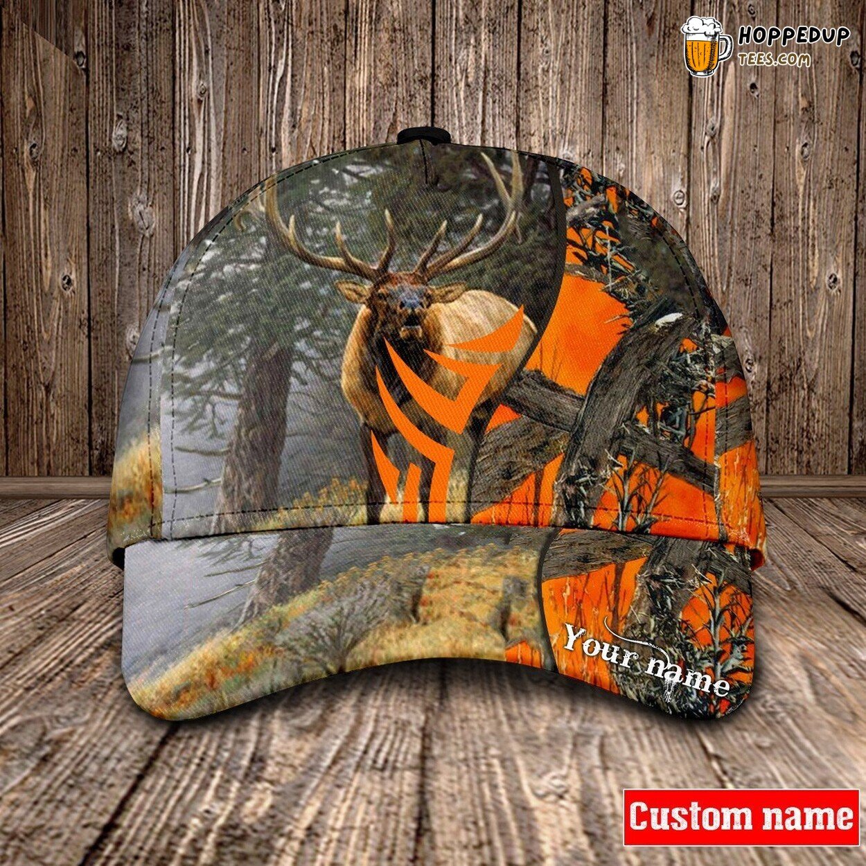 Deer Hunting Cap Personalized Grandpa Dad Husband Son Birthday