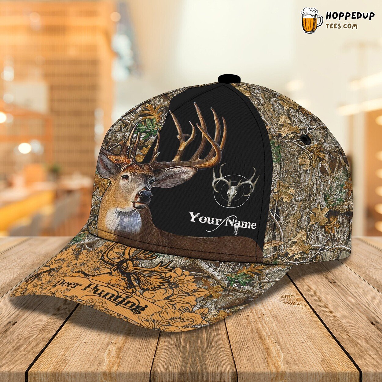 Deer Hunting Classic 3D Cap Personalized Name Unique Premium Edition Authentic Deer Hunting Classic 3D Cap Personalized Name Unique Premium Edition Authentic