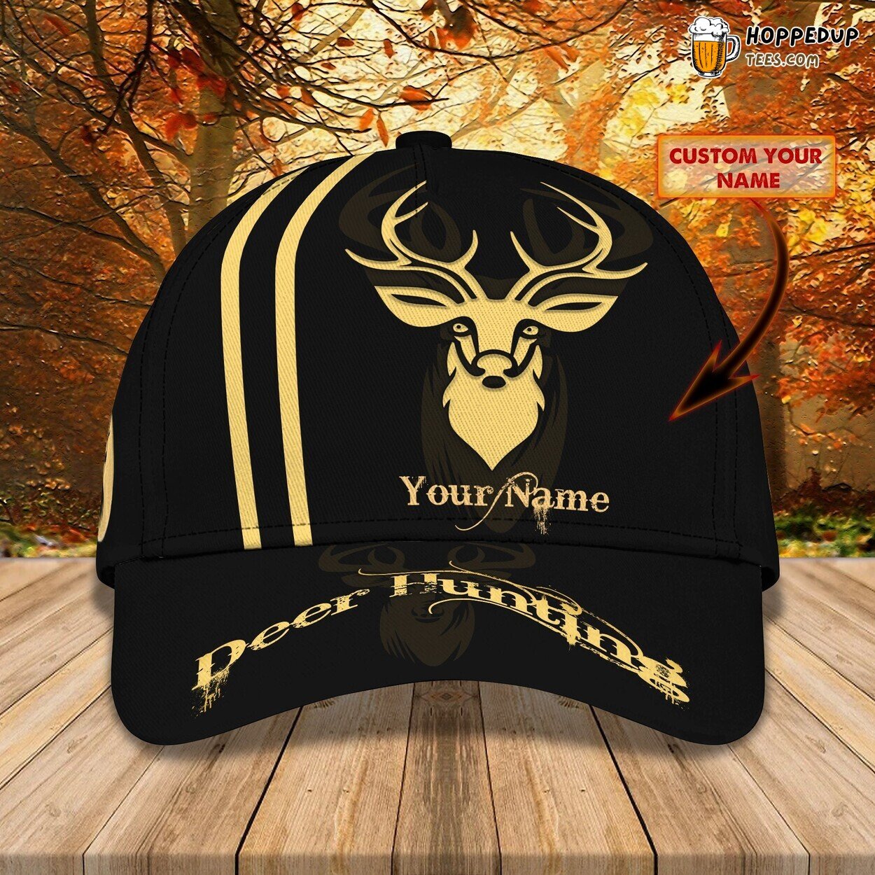 Deer Hunting Enthusiast 3D Classic Cap Personalized Unique Design Edition