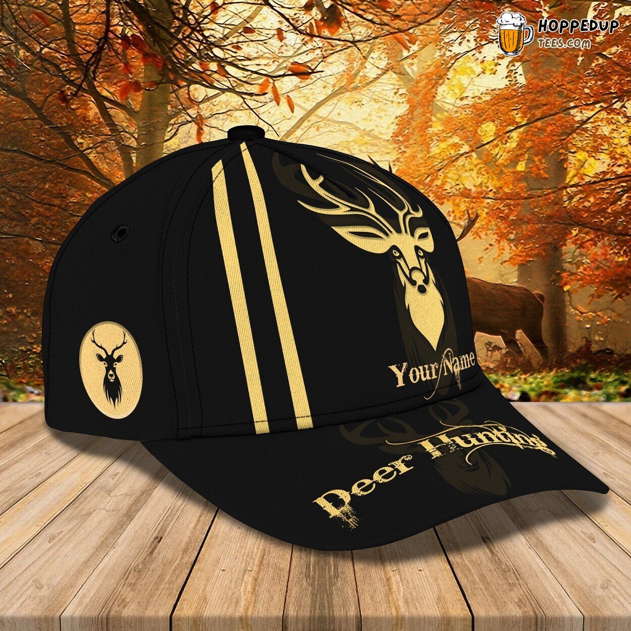 Deer Hunting Enthusiast 3D Classic Cap Personalized Unique Design Edition Deer Hunting Enthusiast 3D Classic Cap Personalized Unique Design Edition