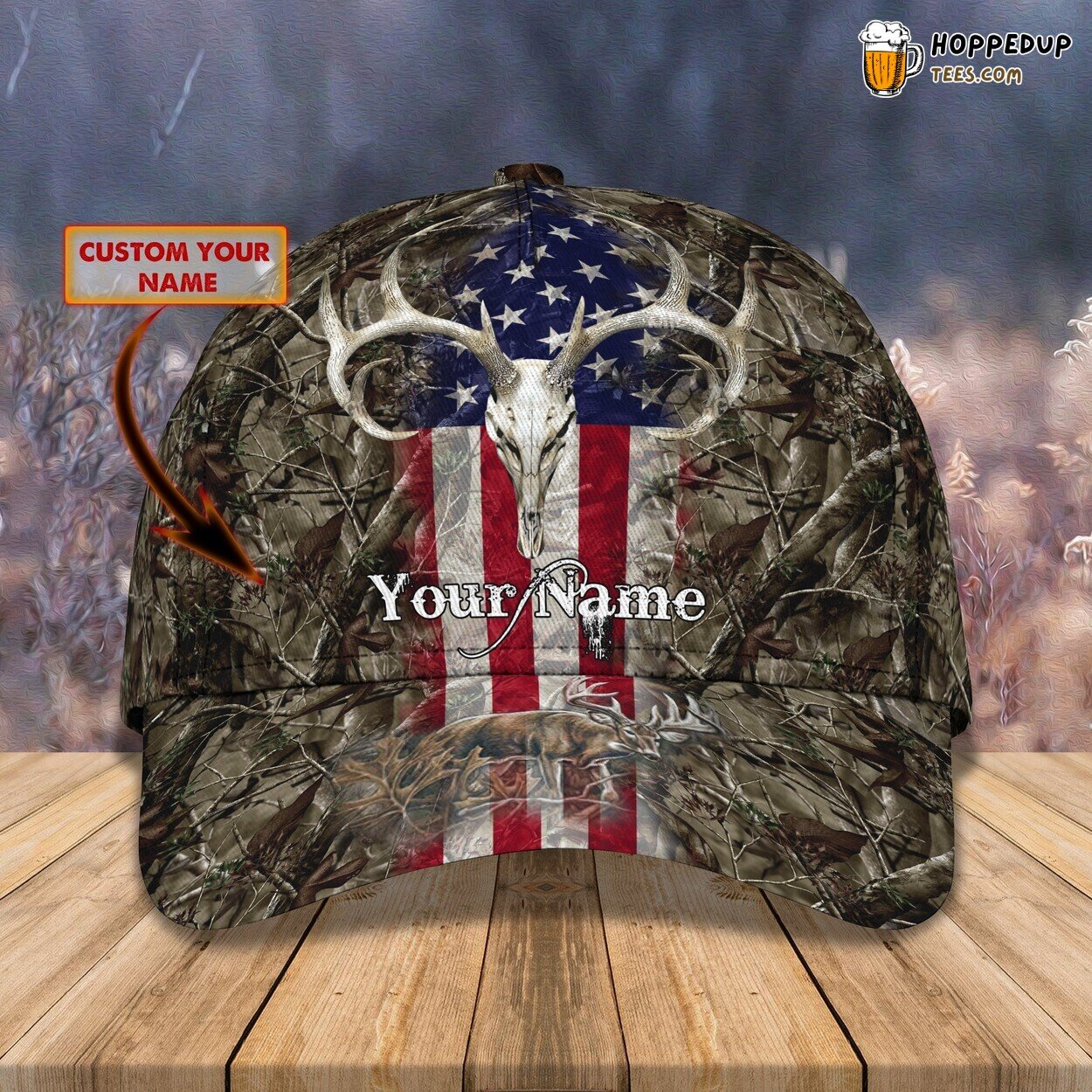 Deer Hunting Essence 3D Classic Cap Personalized Unique Design Edition
