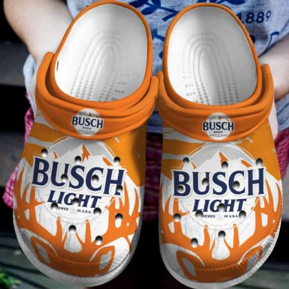 Deer Hunting Lover Busch Light Crocband Clog Shoes HU