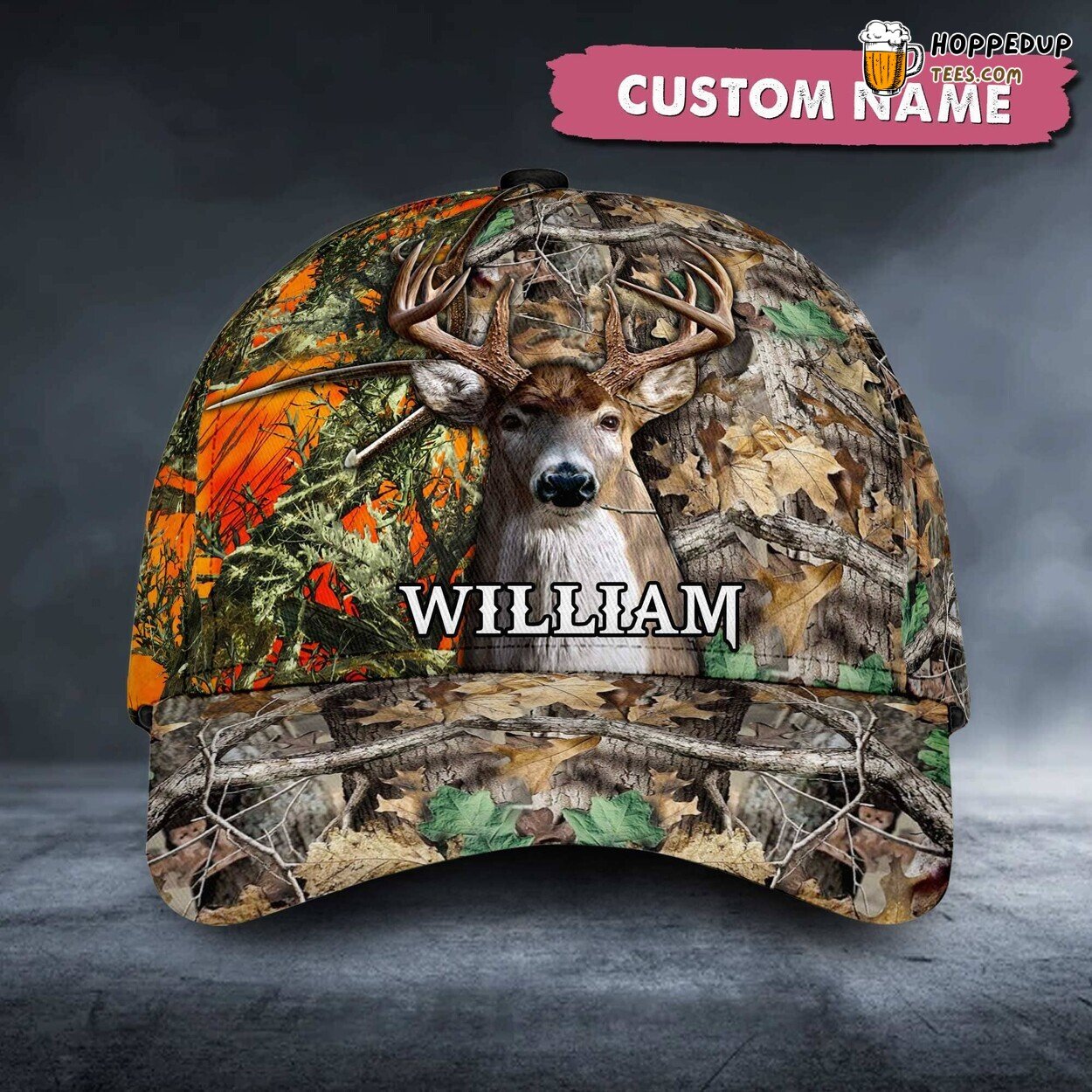 Deer Hunting Personalized Cap Ideal Gift Dad Son Husband Perfect Surprise
