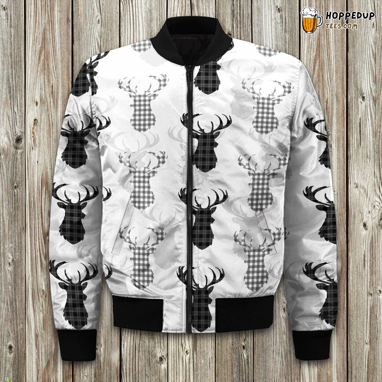 Deer Prime Winter Bomber Jacket Luxurious Quality Warm Cute Padded Design