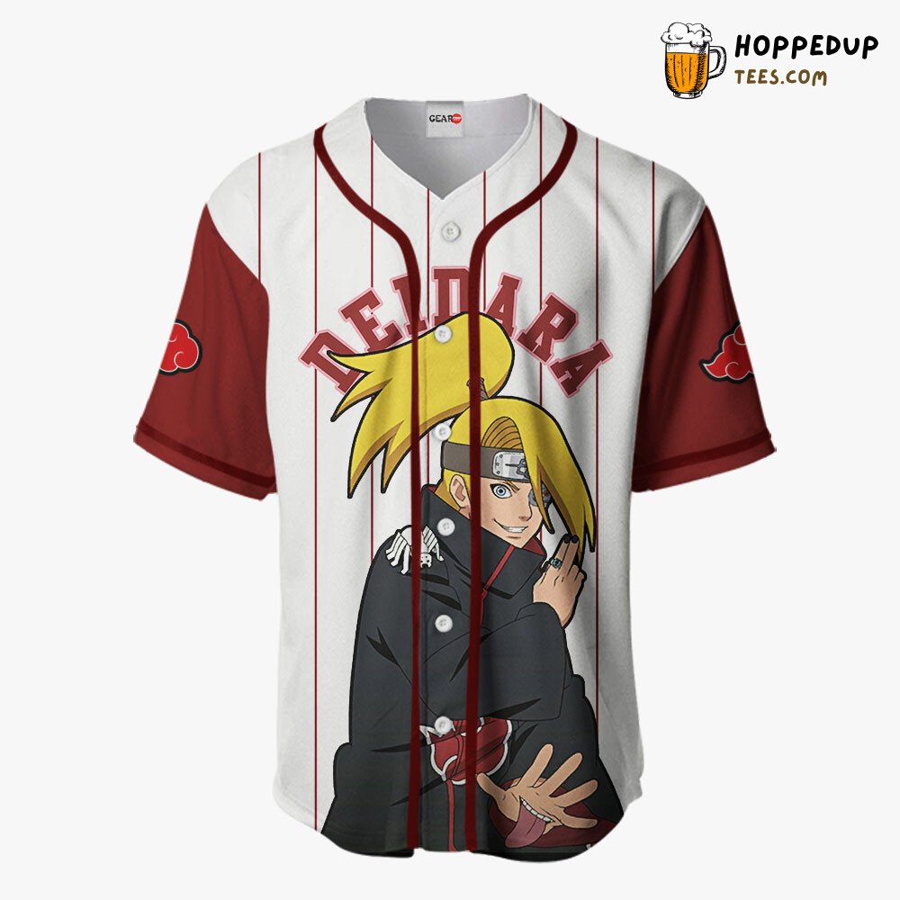 Deidara Distinctive Akatsuki Baseball Jersey Unique Sport Collection Design