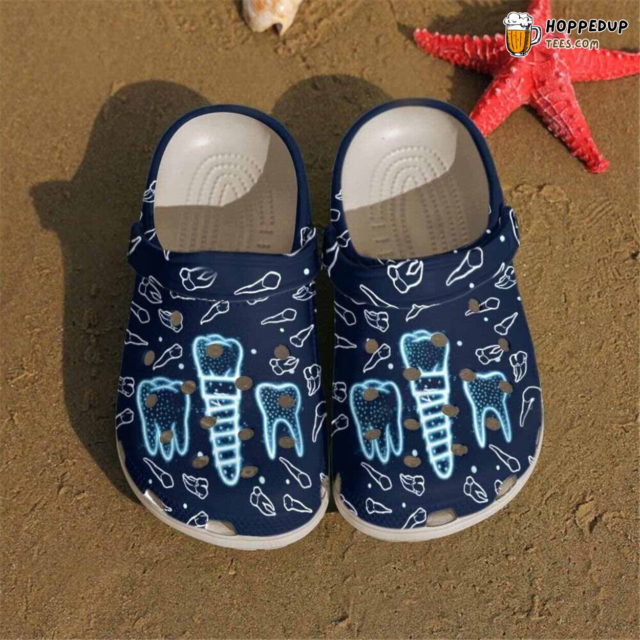 Dentist Life Theme Comfortable Clogs Shoes Unique Healthcare Professional Gift
