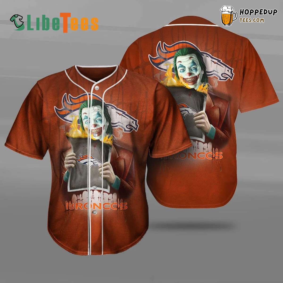 Denver Broncos Baseball Jersey Joker Graphic Perfect Gifts For Your Loved Ones Jersey Shirt