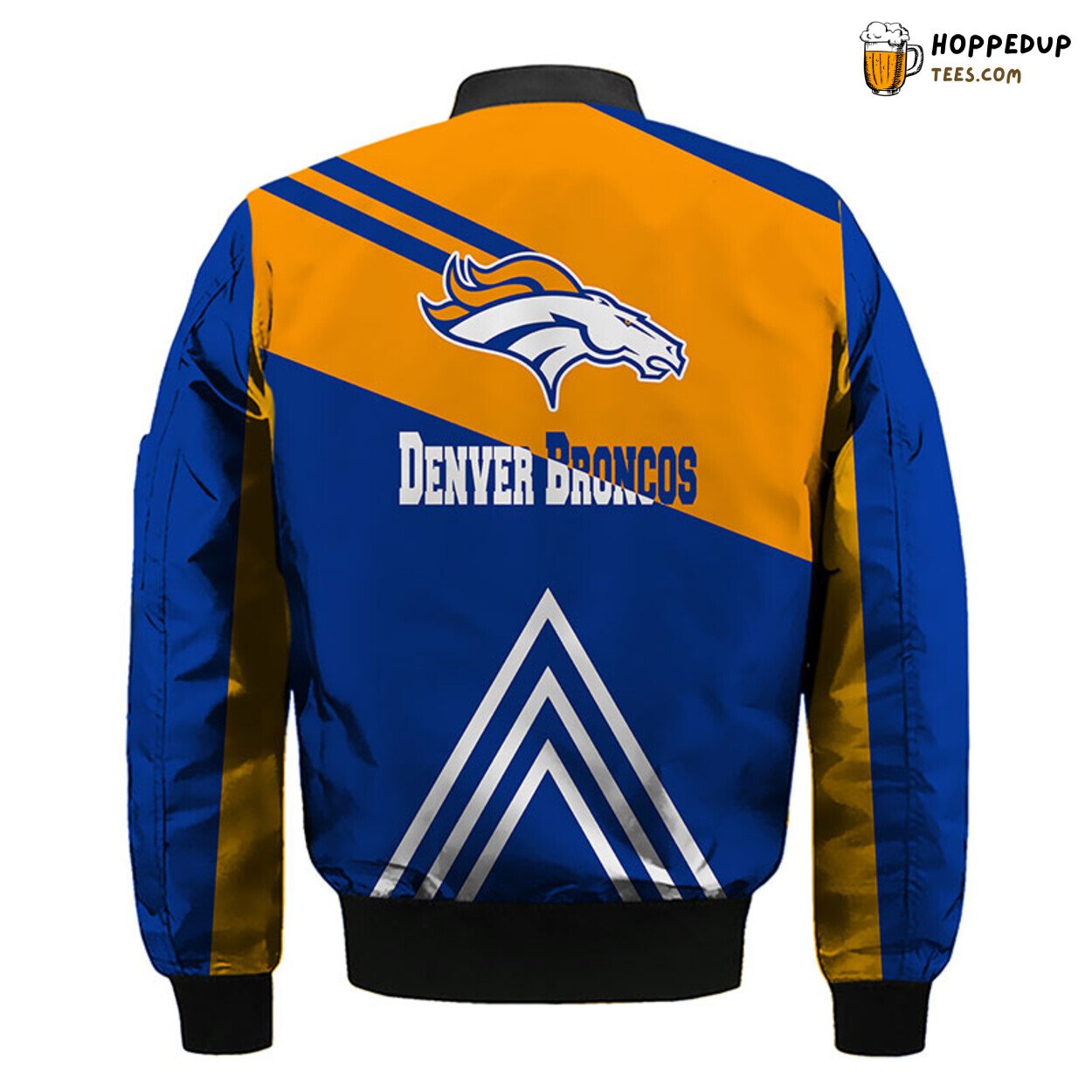 Denver Broncos NFL Blue Orange Unique Bomber Jacket Design