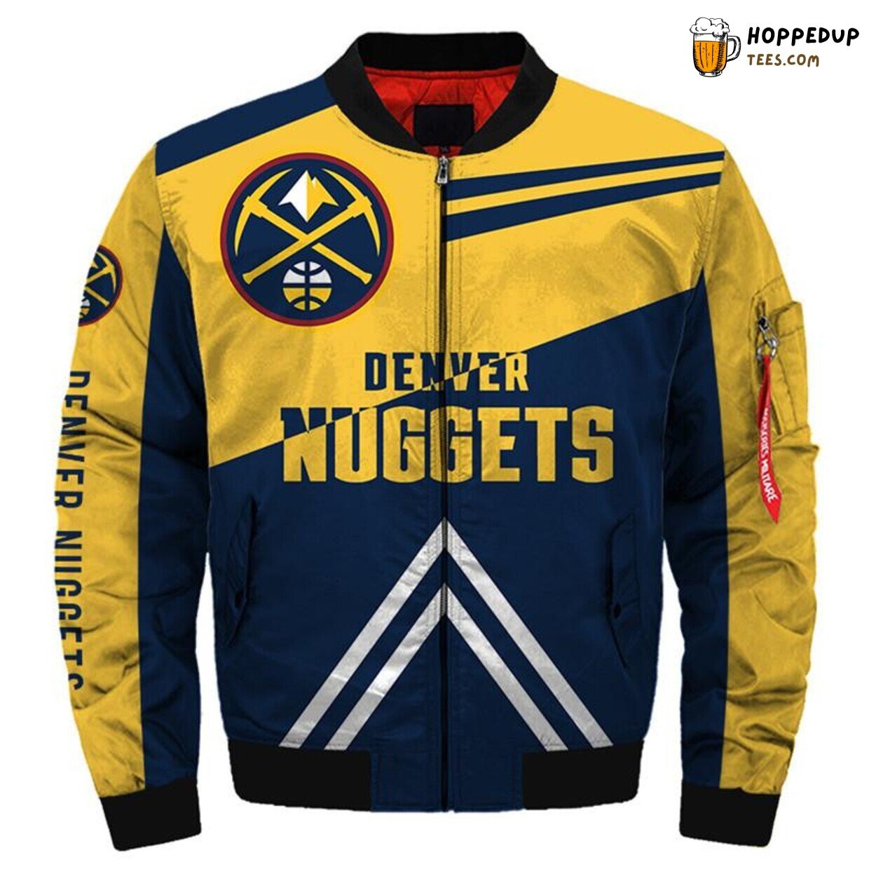Denver Nuggets NBA Men Bomber Jacket Classic Series Sale Design Look Edition