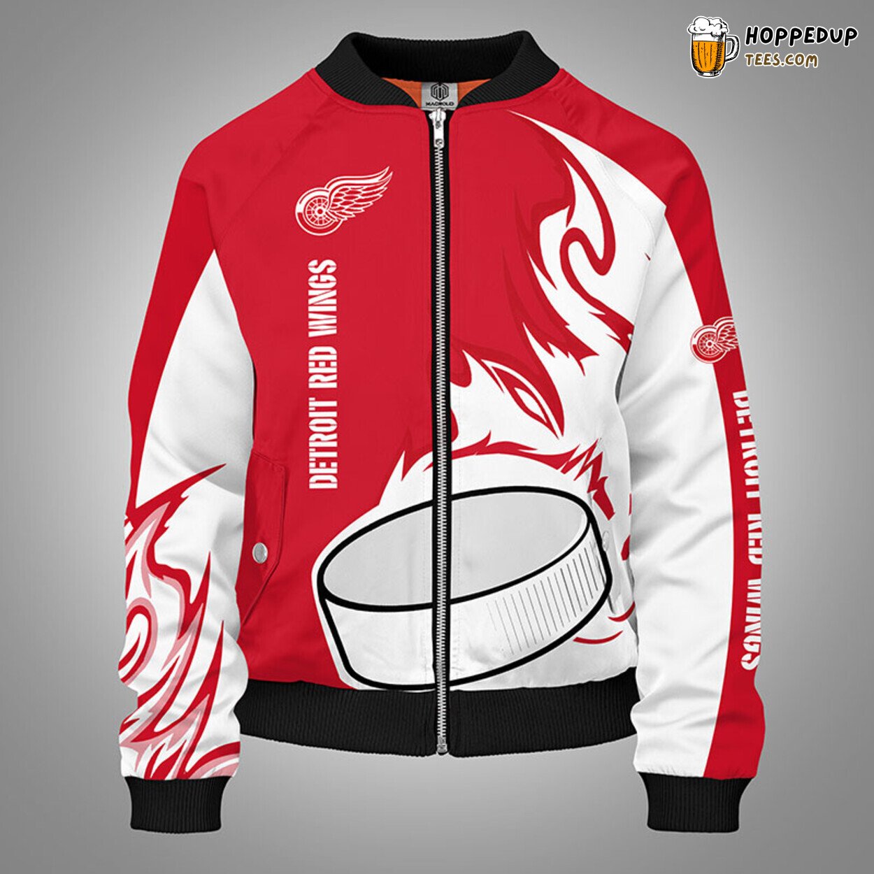 Detroit Red Wings NHL Red Distinct Bomber Jacket Unique Stylish Look