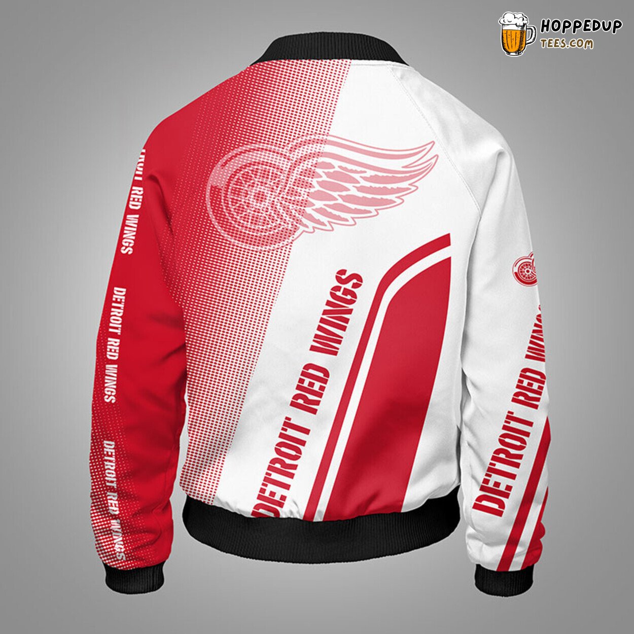 Detroit Red Wings NHL Red Unisex Bomber Jacket Distinct Unique Design Look