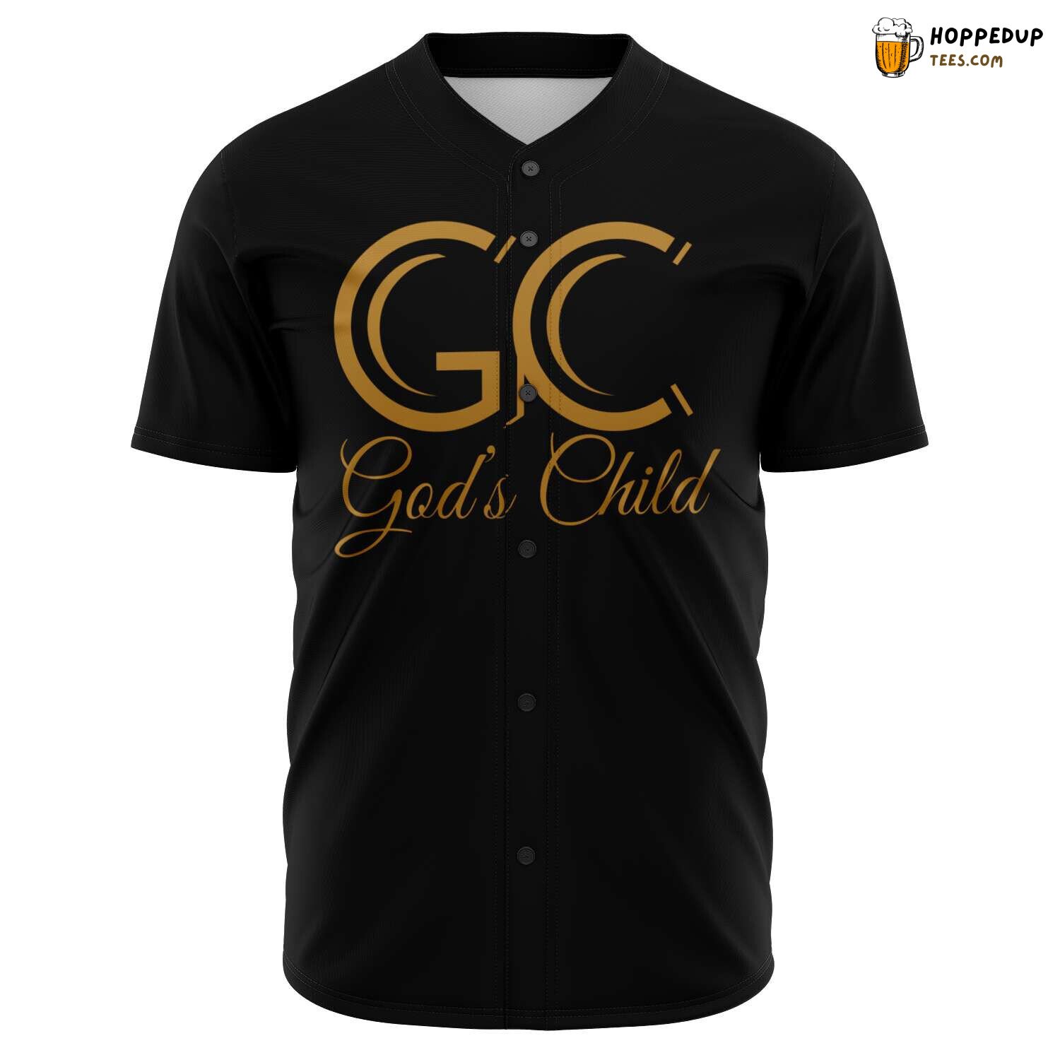 Devotional God’s Child 3D Print Baseball Jersey Blessed Belief