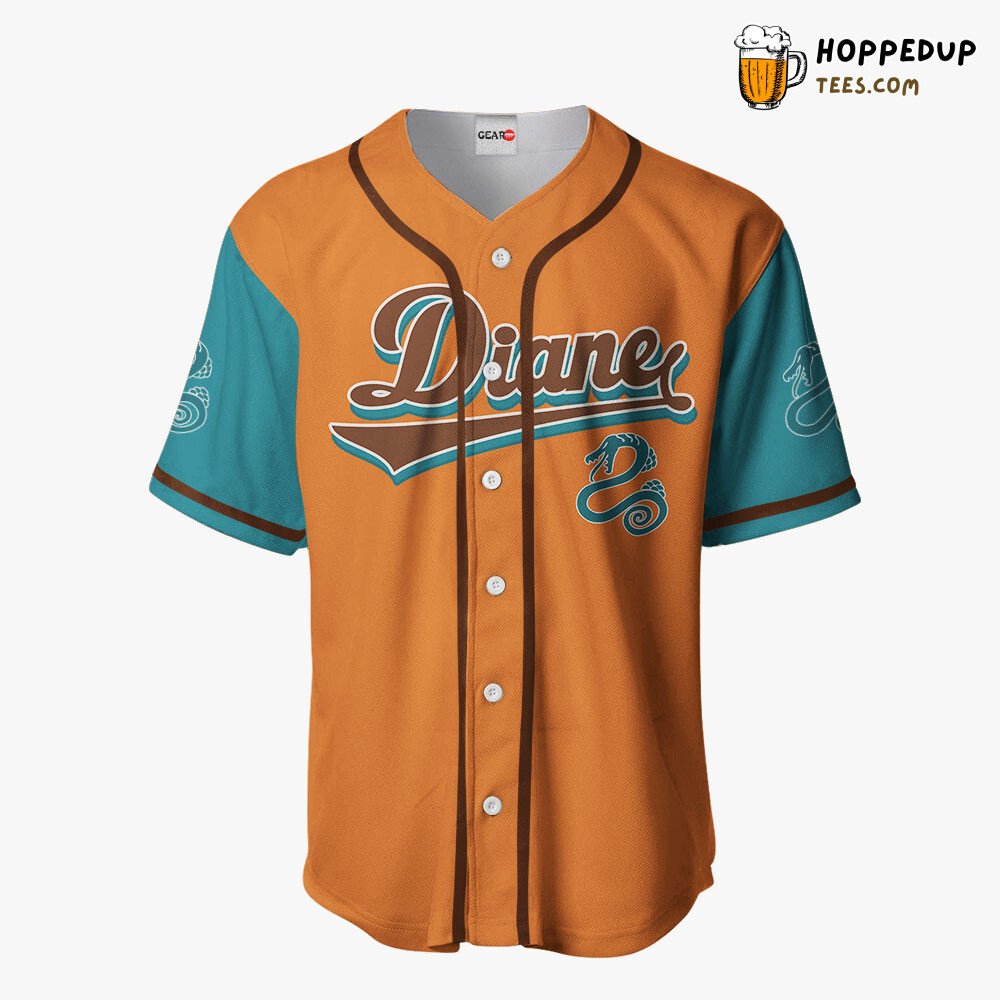 Diane Serpent Envy Sin Distinctive Anime Baseball Jersey Design