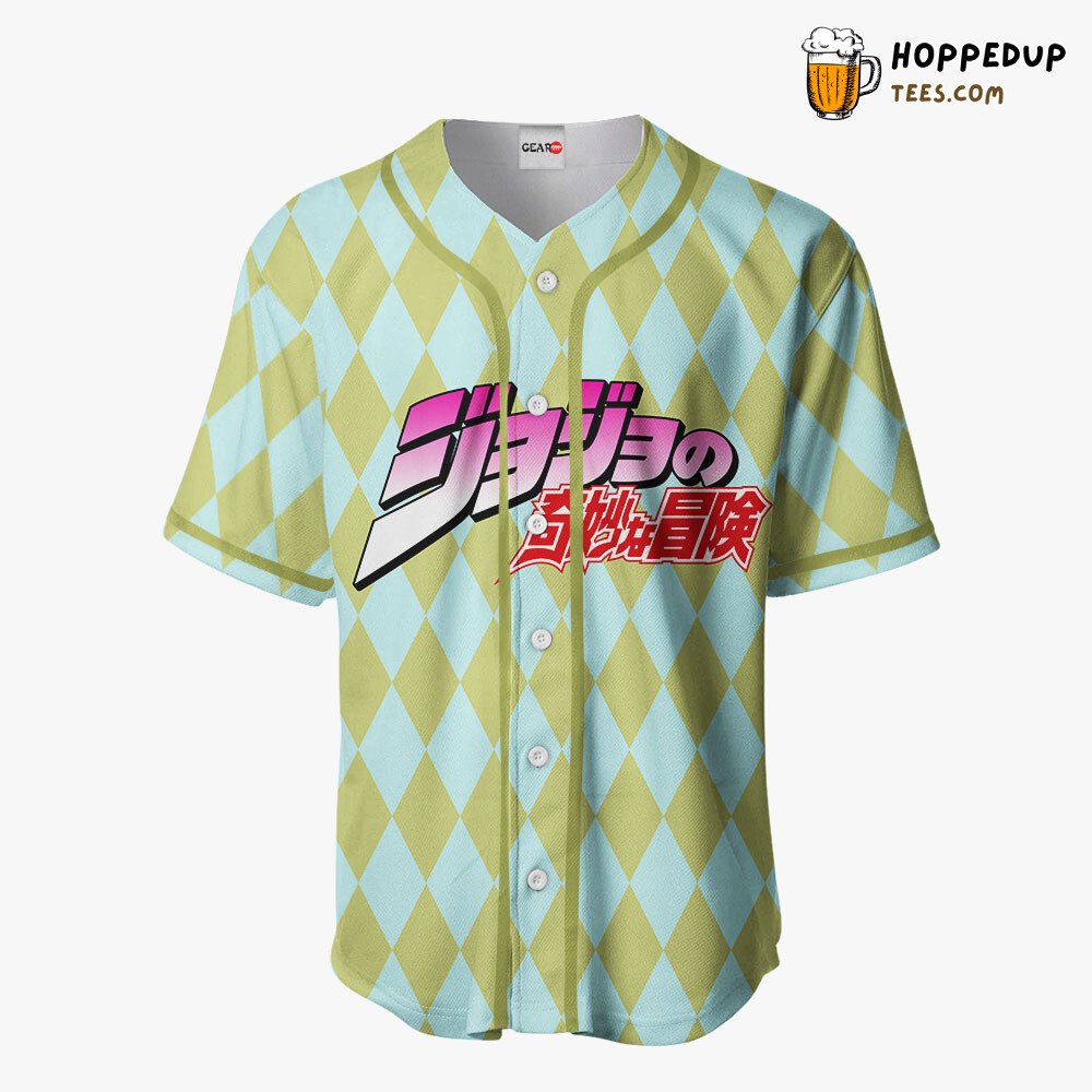 Diego Brando JJBA Distinctive Unique Anime Baseball Jersey Shirt Design