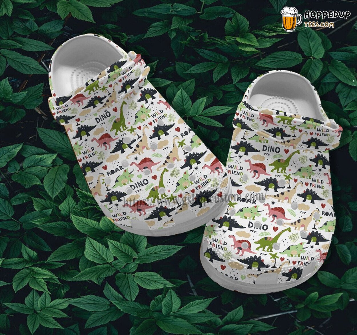 Dino Dinosaur Jurassic Croc Shoes Gift Step Son Breed Design