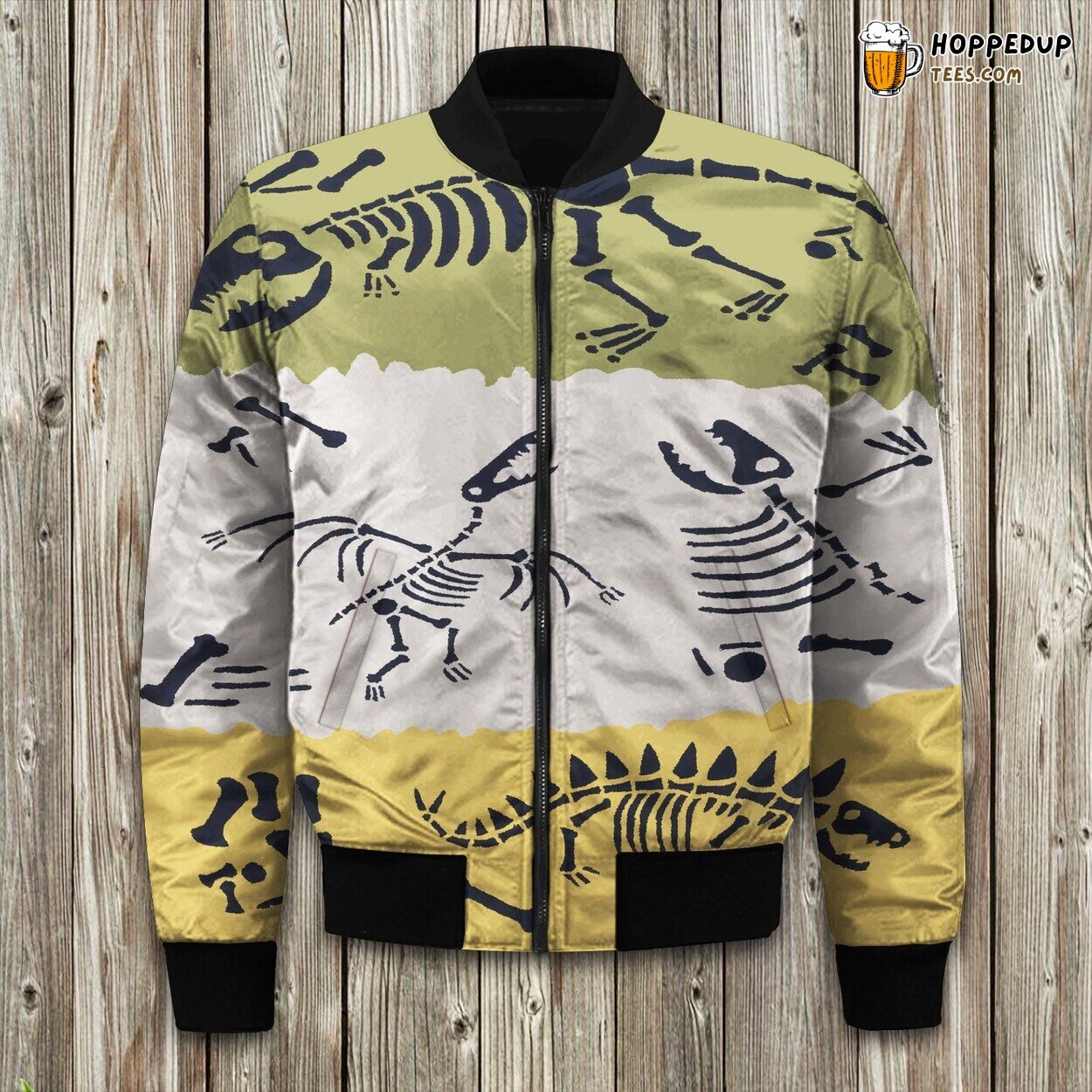 Dinosaur Charm Winter Bomber Jacket Luxurious Quality Warm Cute Padded