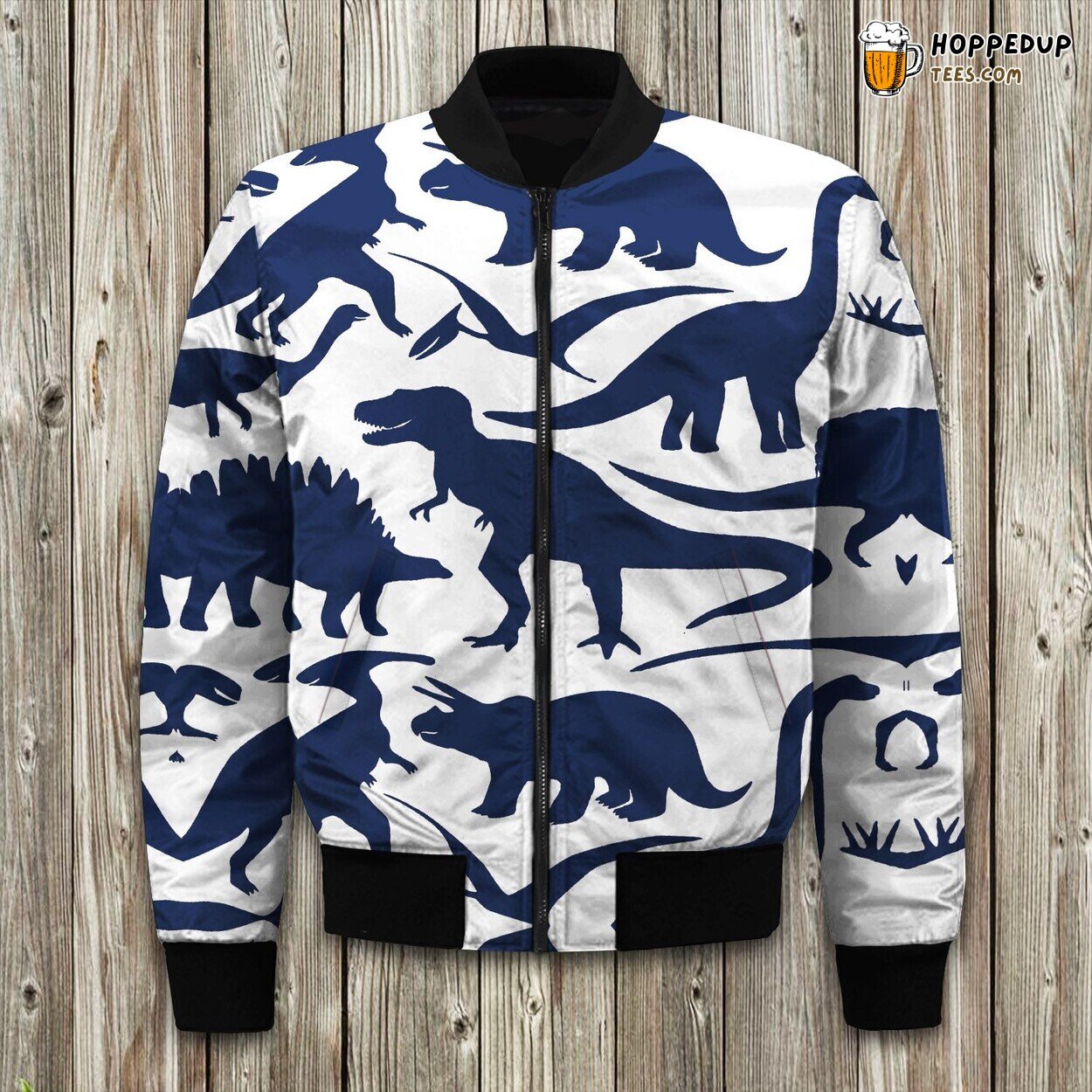 Dinosaur Luxurious Winter Bomber Jacket Quality Warm Cute Padded Design