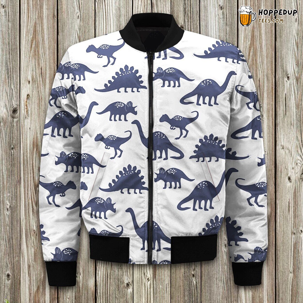 Dinosaur Prime Winter Bomber Jacket Luxurious Warm Quality Padded Cute