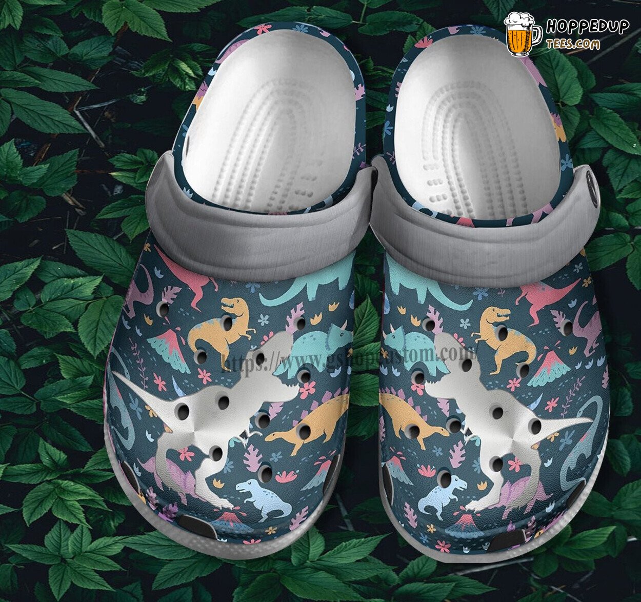 Dinosaur Shoes Gift Step Daughter Boy Girl Unique Prehistoric Themed Clogs
