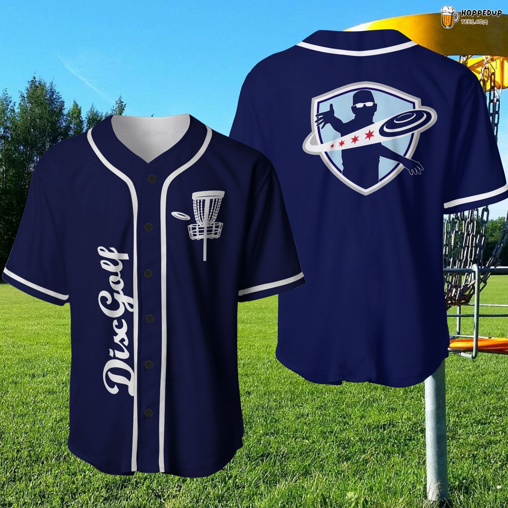 Disc Golf Blue Essence Distinct Baseball Jersey Unique Inspired Edition