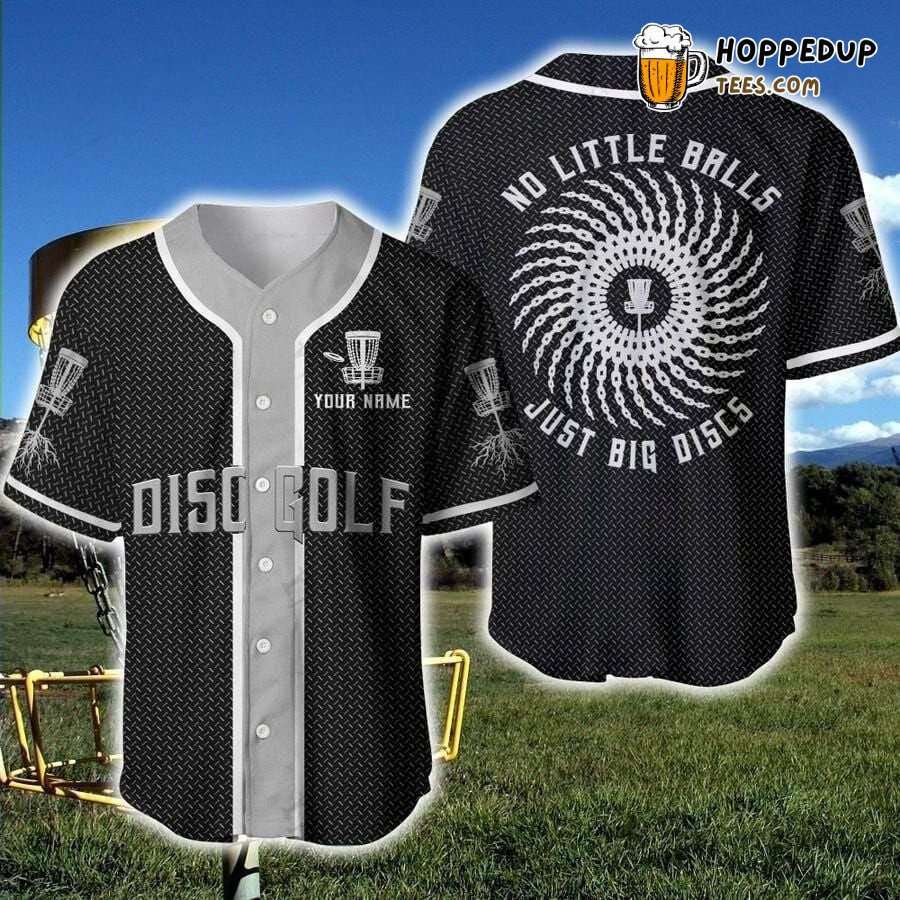 Disc Golf Chain Theme Unique Personalized Baseball Jersey Edition