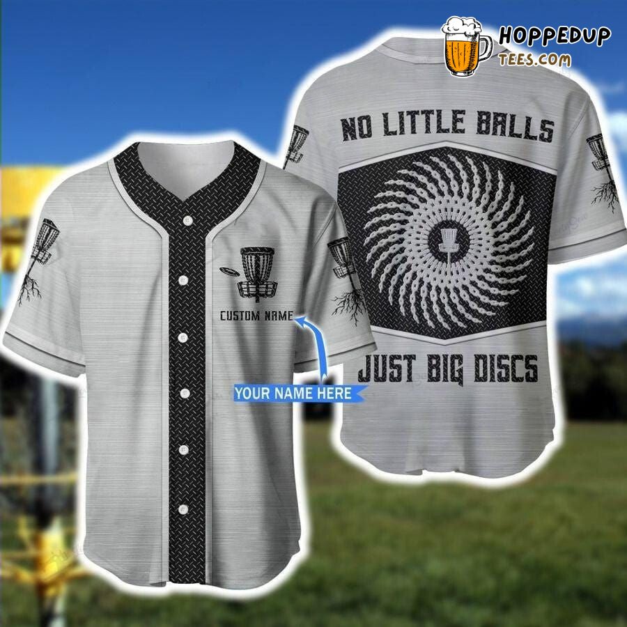 Disc Golf Metal Theme Baseball Jersey Personalized Unique Distinctive Look