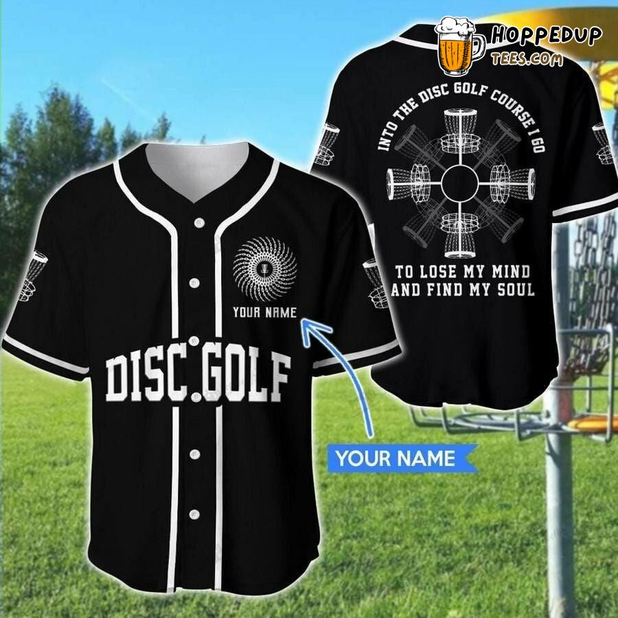Disc Golf Mind Soul Journey Personalized Baseball Jersey Distinctive Look