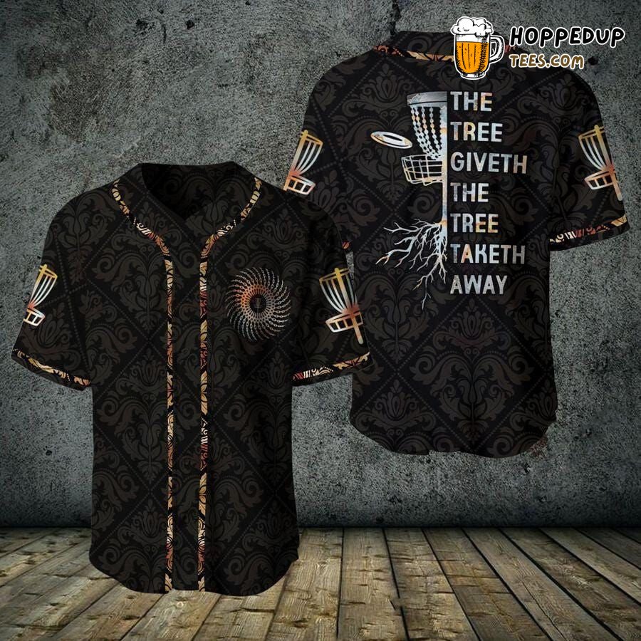 Disc Golf Tree Balance Distinct Baseball Jersey Unique Design Edition Style