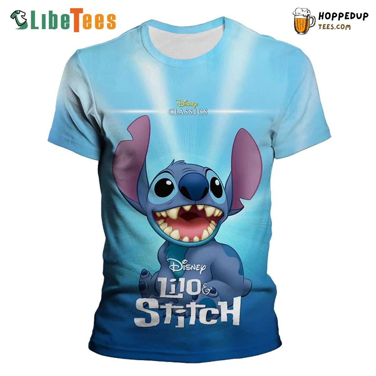 Disney Classics Lilo And Stitch Graphic TShirt Unique Fan Gift