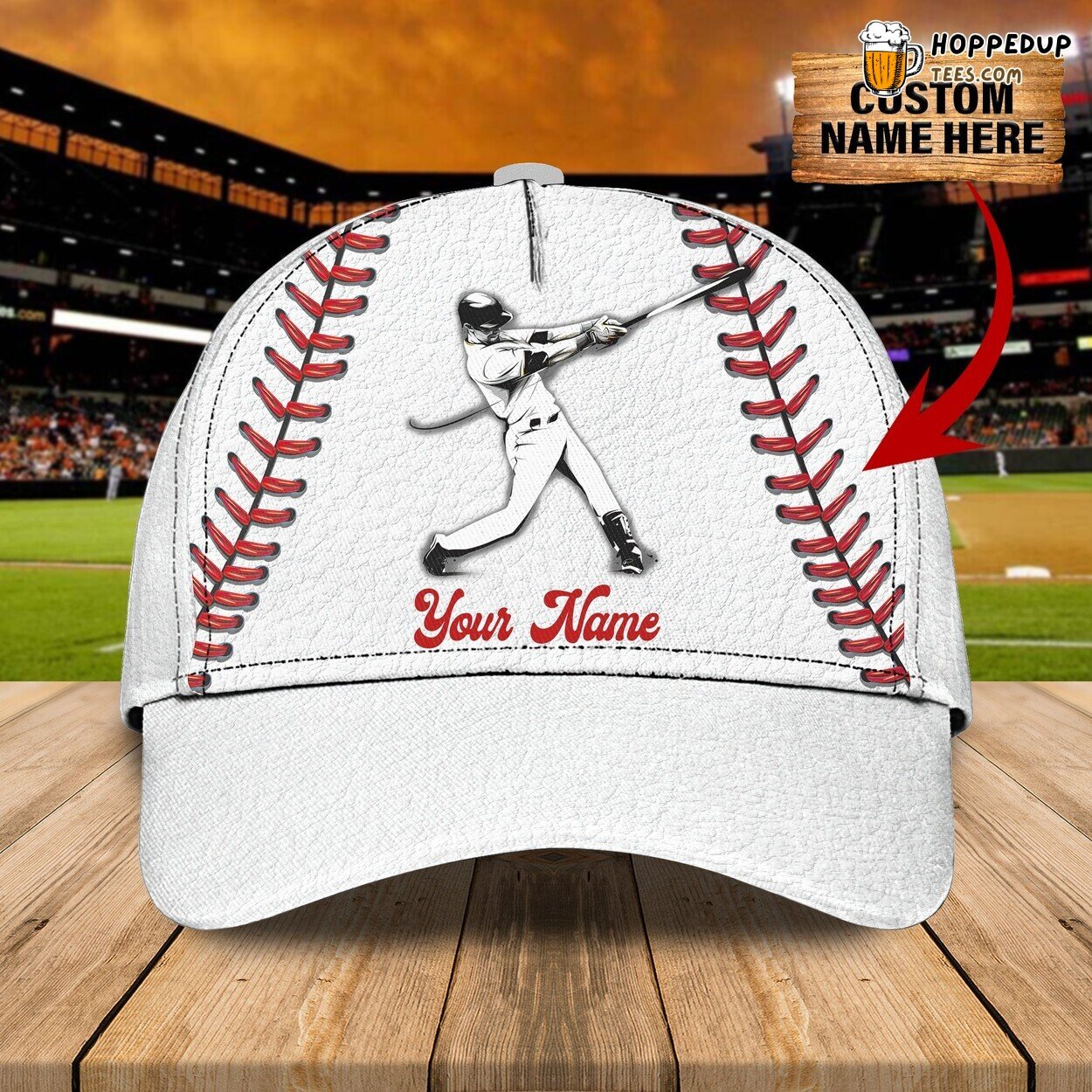 Distinctive 3D Classic Baseball Cap Personalized Name Unique Design Series