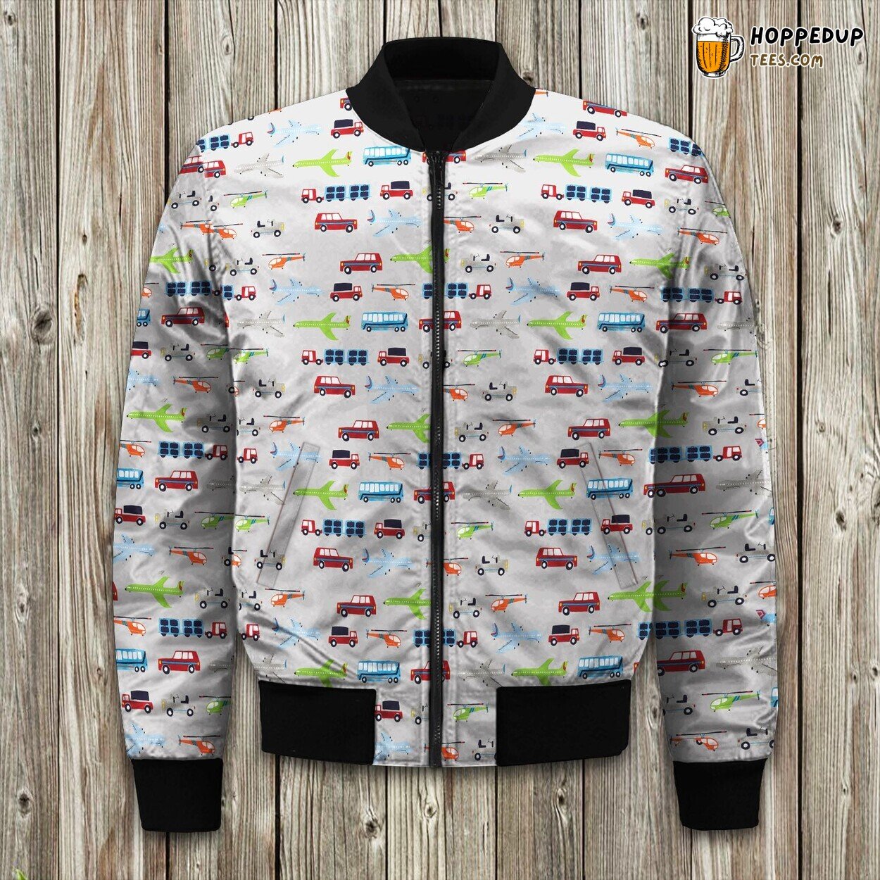 Distinctive Brody Print Winter Bomber Jacket Personal Touch Fashion