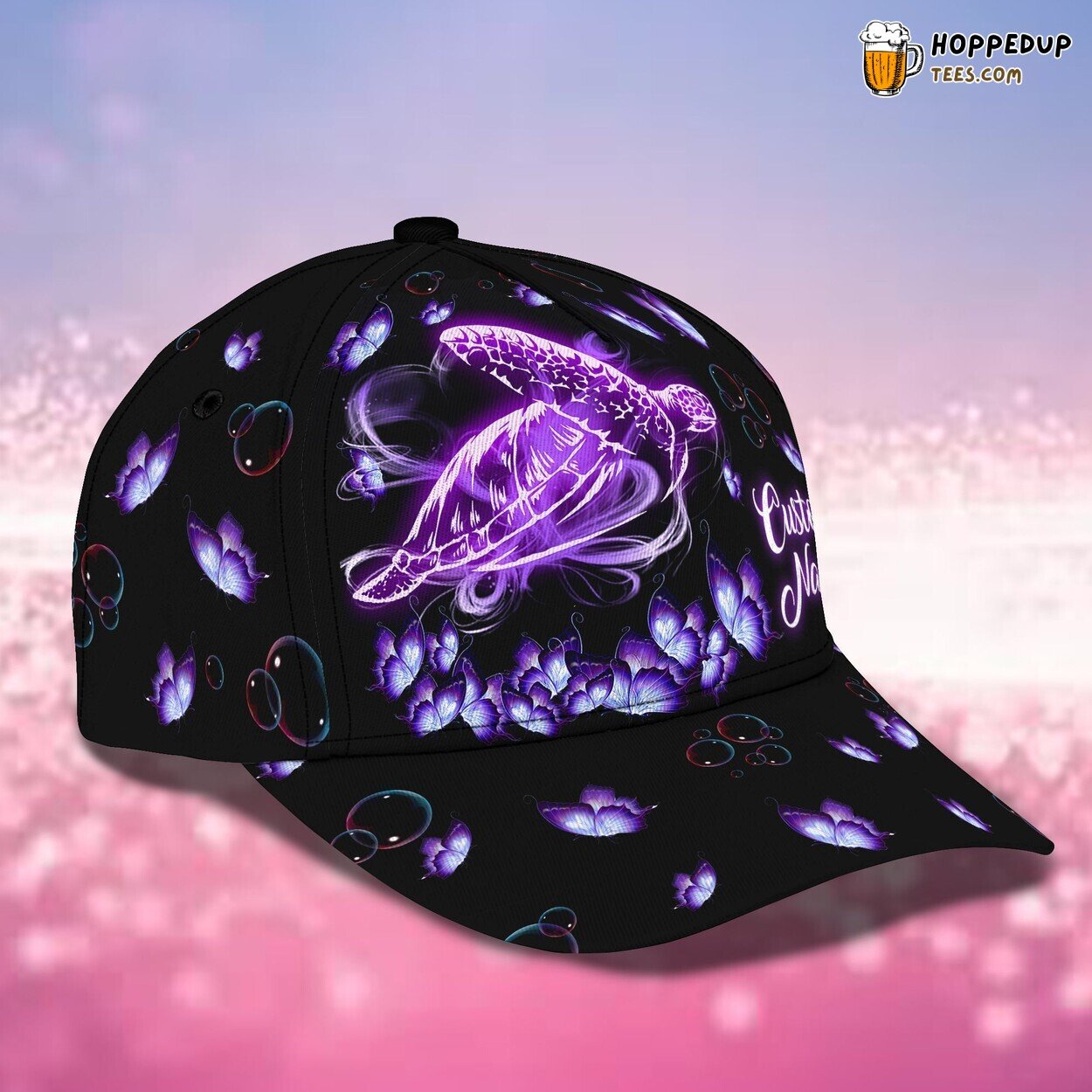 Dive into Marine Life 3D Cap Turtle Personalized Ocean Lovers Design
