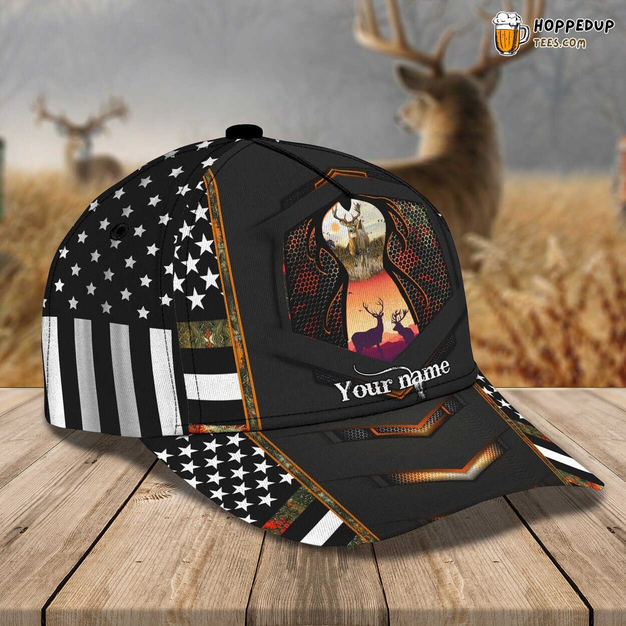 Dive into the Essence of the Hunt Personalized 3D Classic Cap Passion