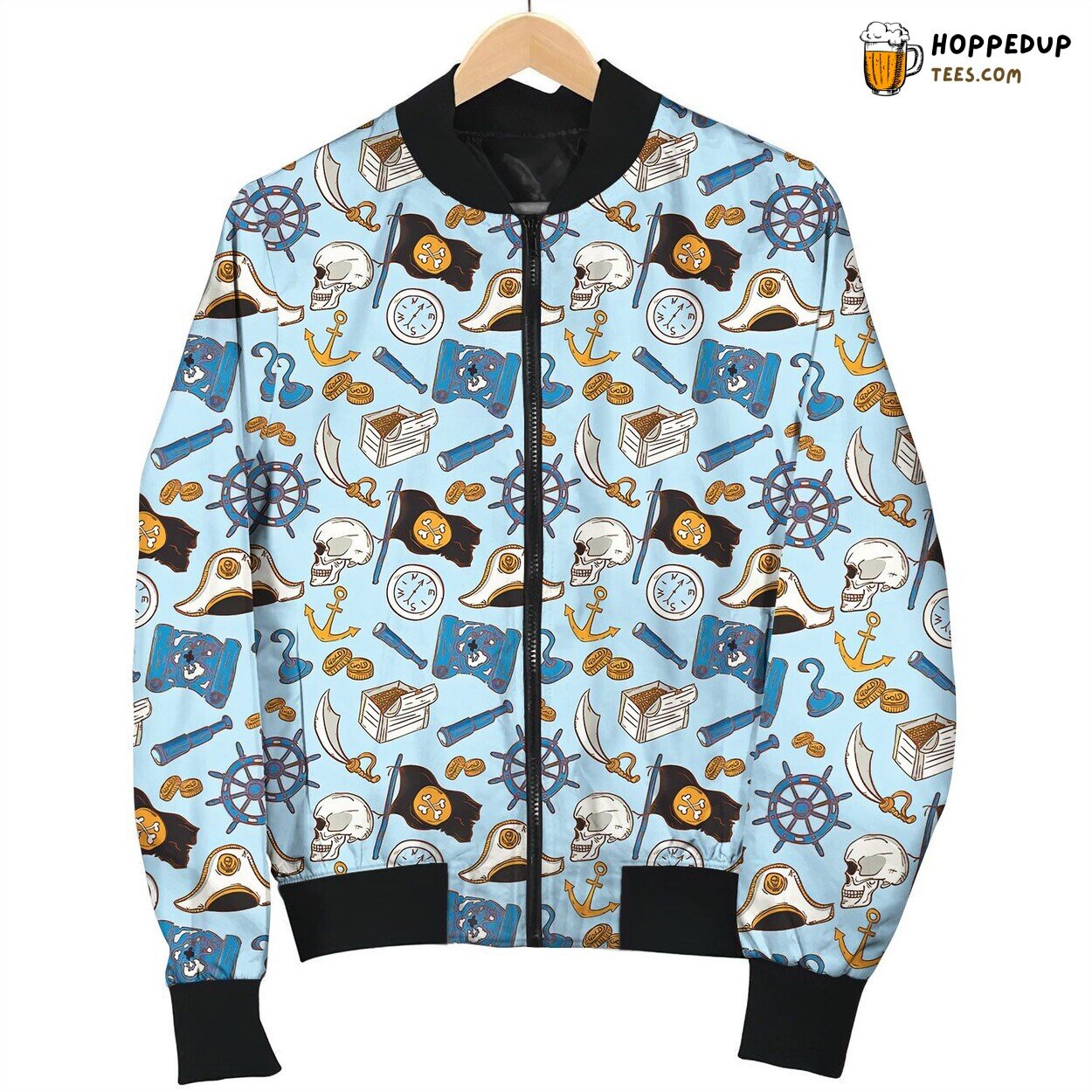 Diverse Pirate Medley Winter Bomber Jacket Superior Comfort Look