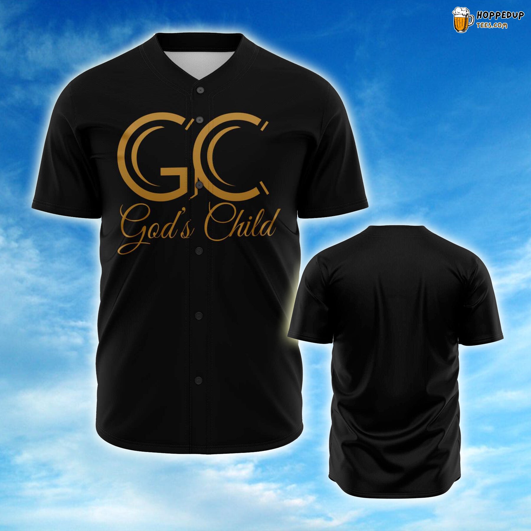 Divine God’s Child Faith 3D Printed Baseball Jersey Spiritual