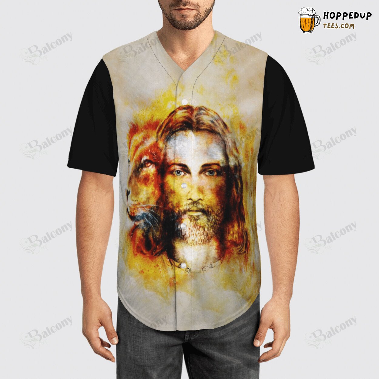 Divine Jesus Faithful Representation Baseball Jersey Worship
