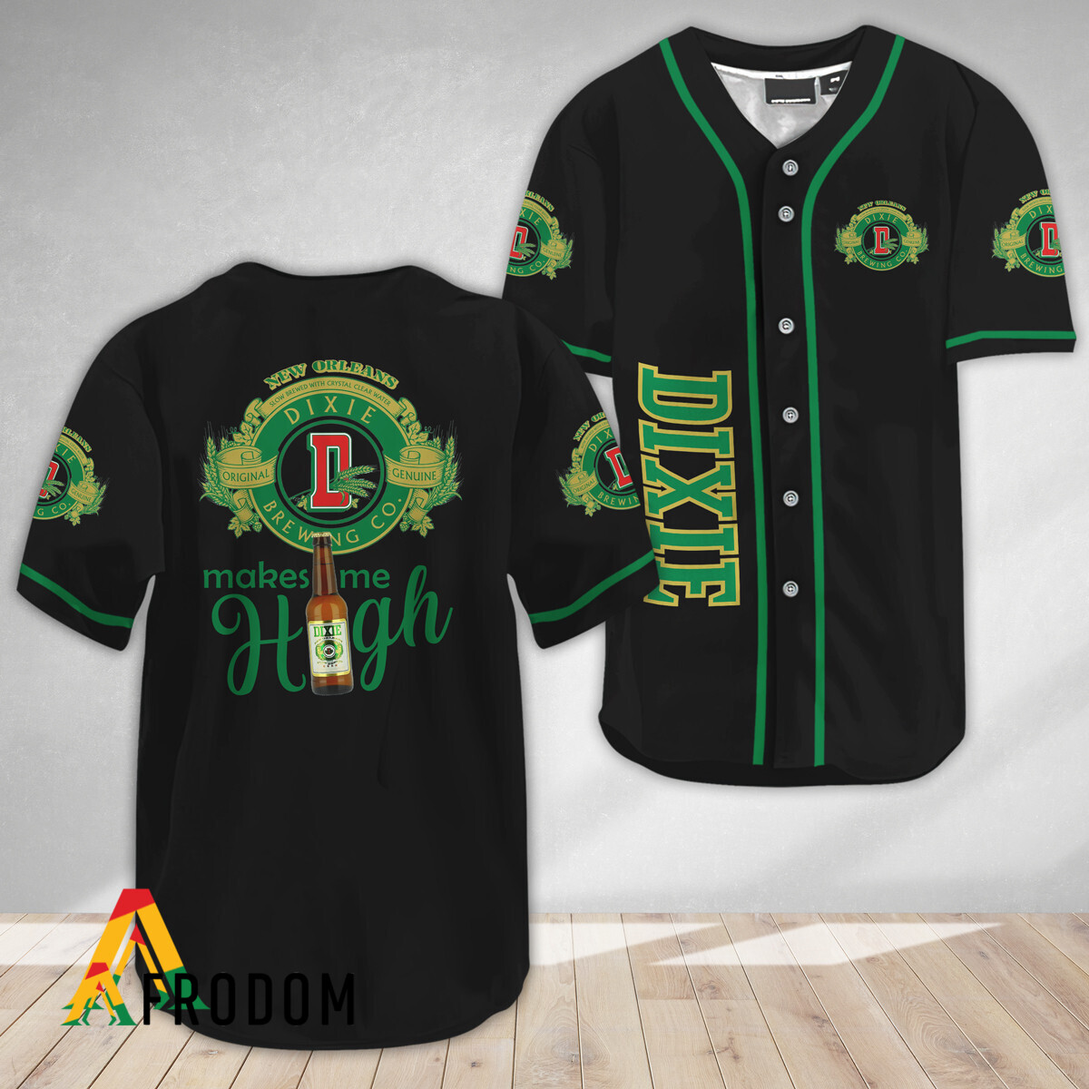 Dixie Beer High Spirit Athletic Baseball Jersey HU