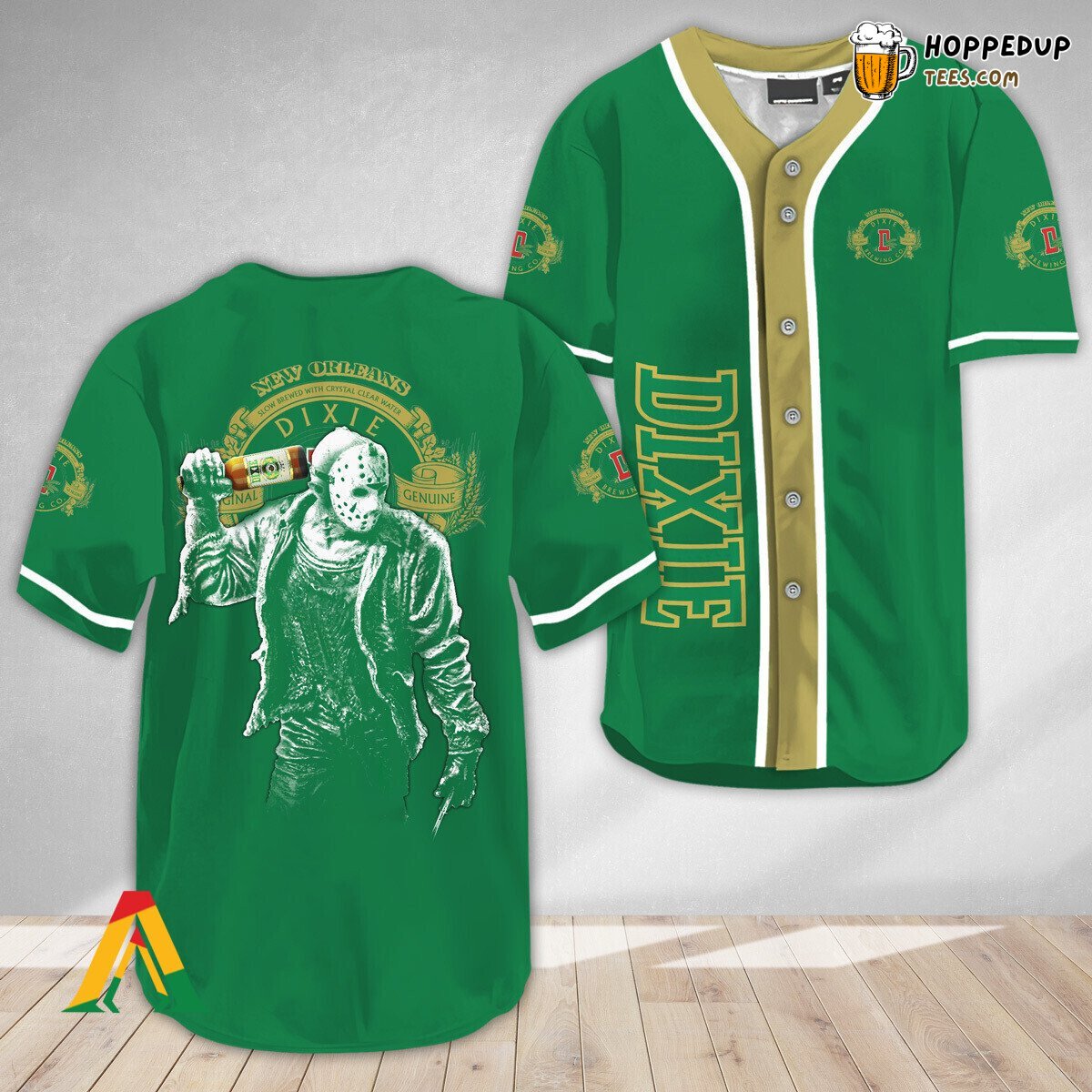 Dixie Beer Horror Jason Voorhees Distinctive Baseball Jersey Theme