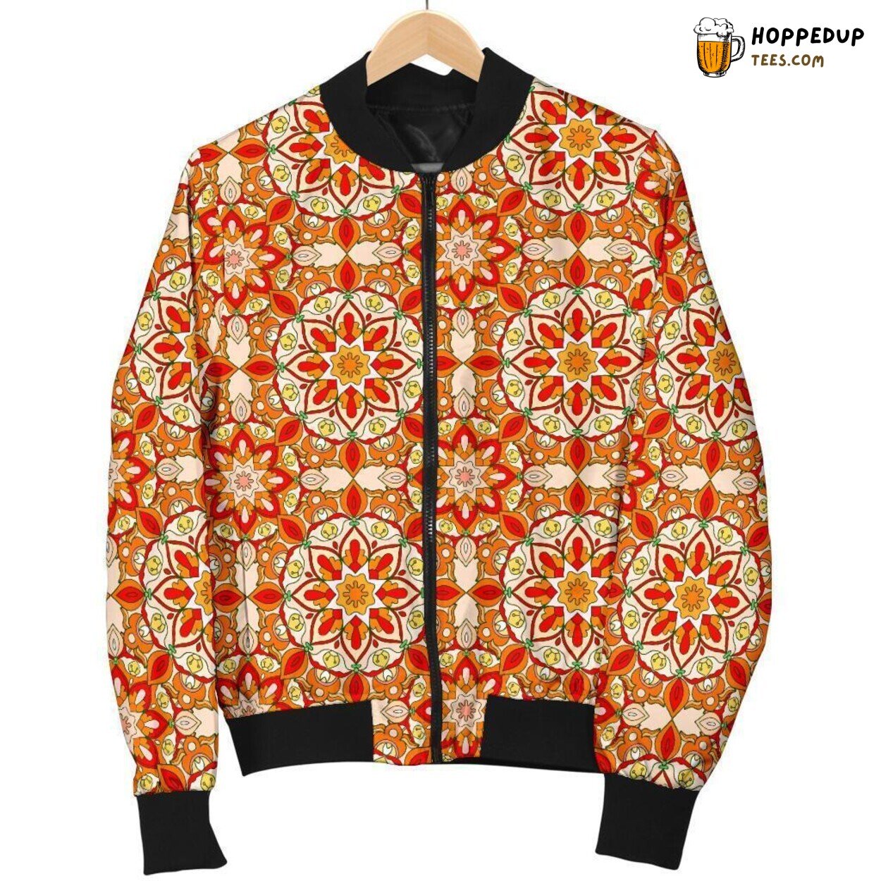 Dizzying Kaleidoscope Visions Men’s Bomber Jacket Unique Design Pattern Art