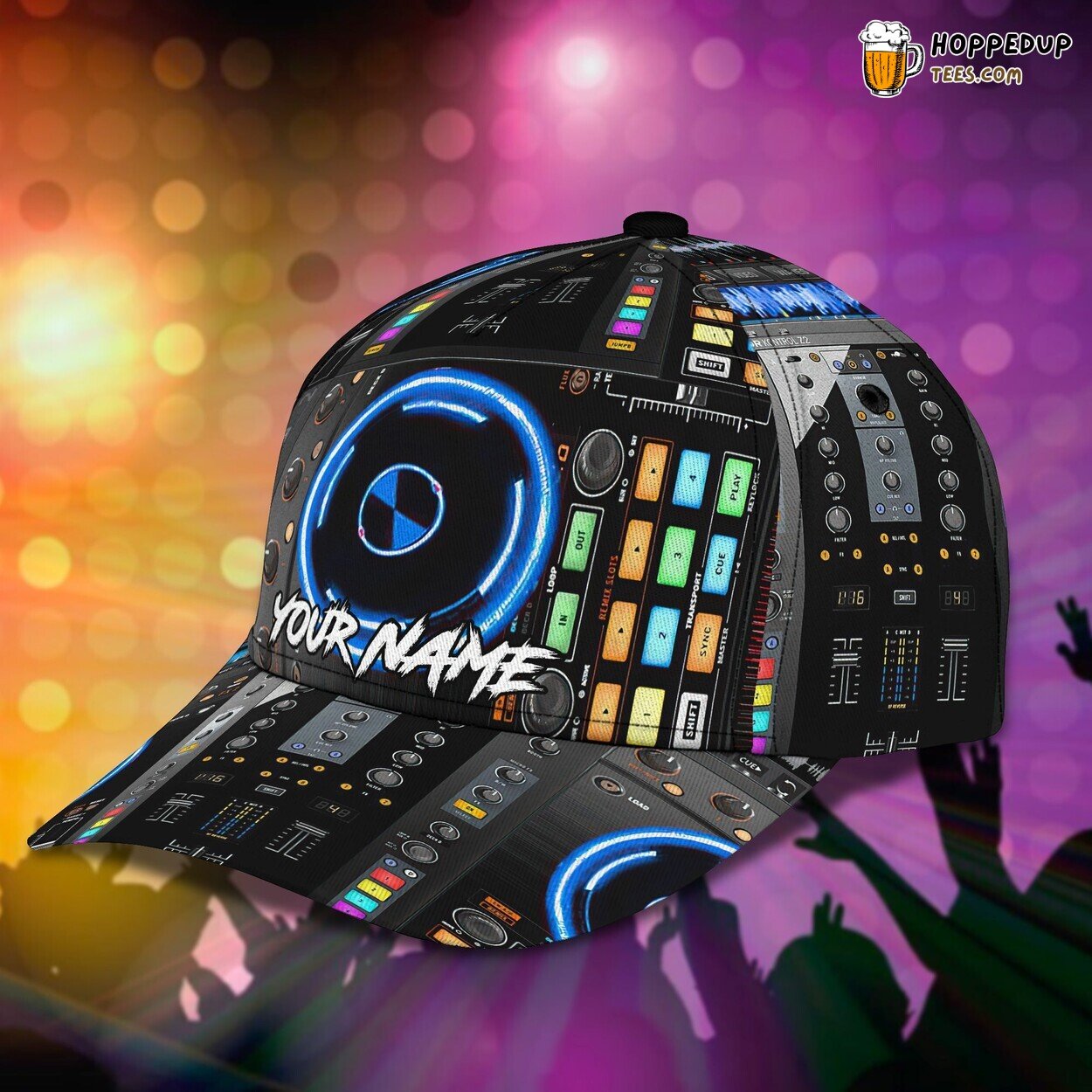 DJ’s Rhythmic Essence 3D Classic Cap Personalized Unique Design Trend