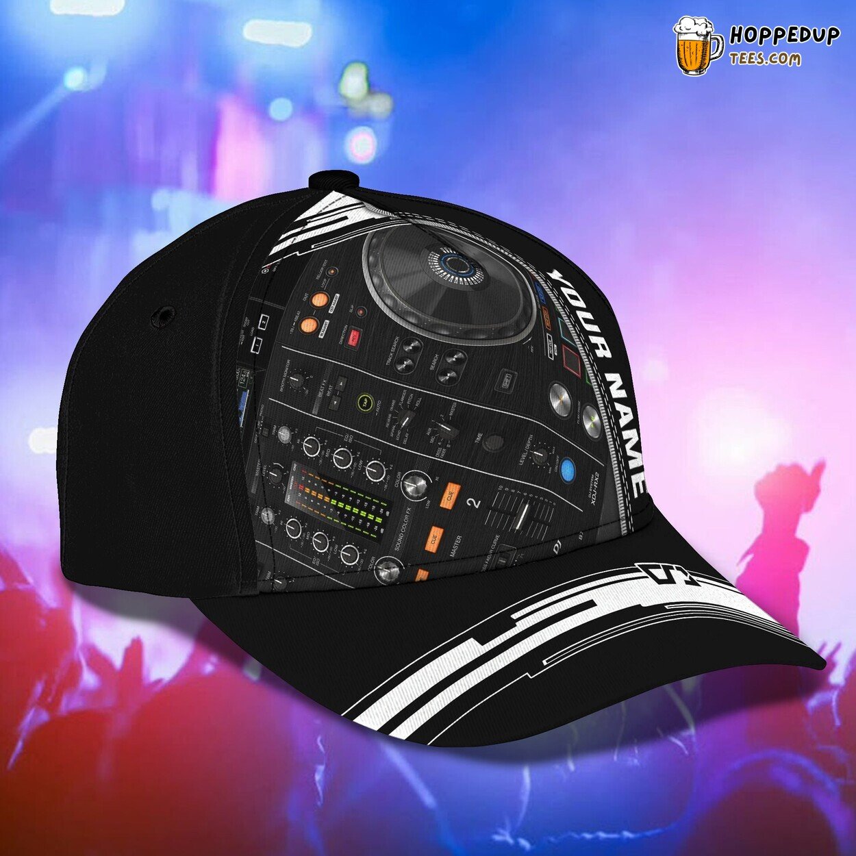 DJ’s Tribute 3D Classic Cap Personalized Unique Name Design Edition