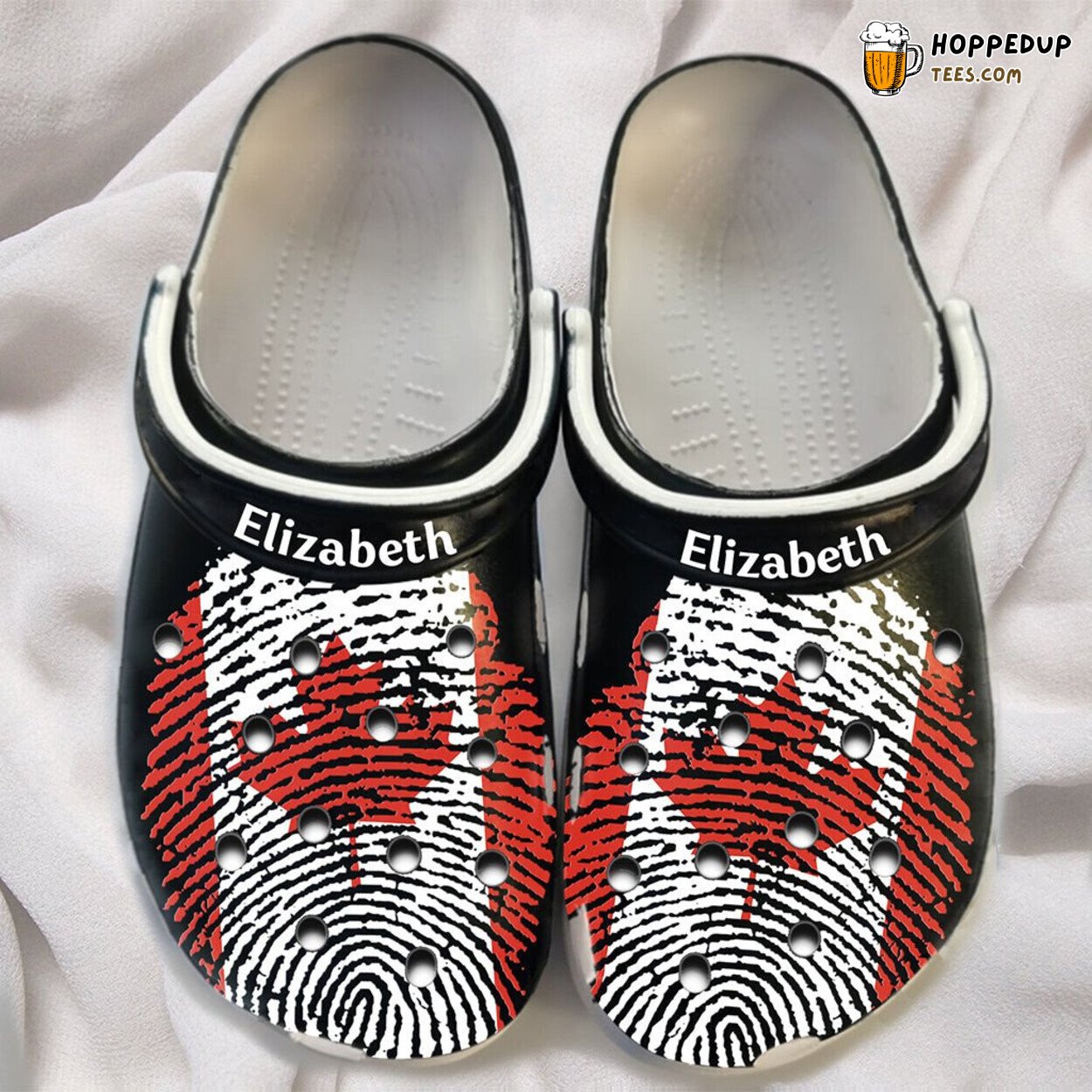 Dna Canadian Flag Personalized Comfortable Clogs Gifts Unique