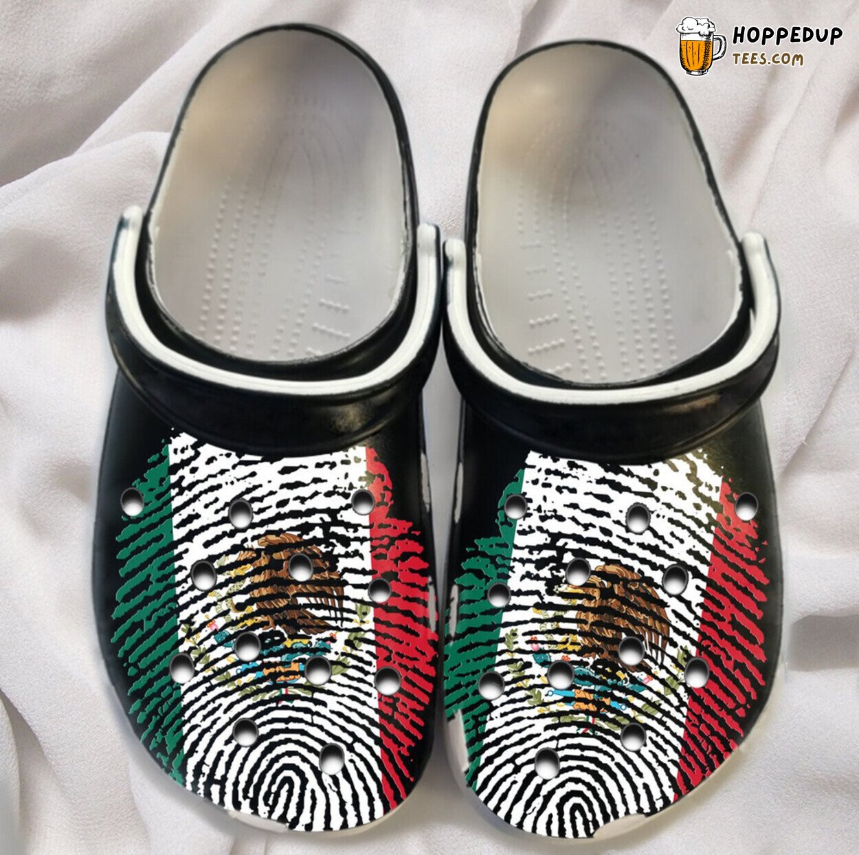 Dna Mexico Flag Mexican Fan Gift Classic Water Rubber Comfortable Clogs