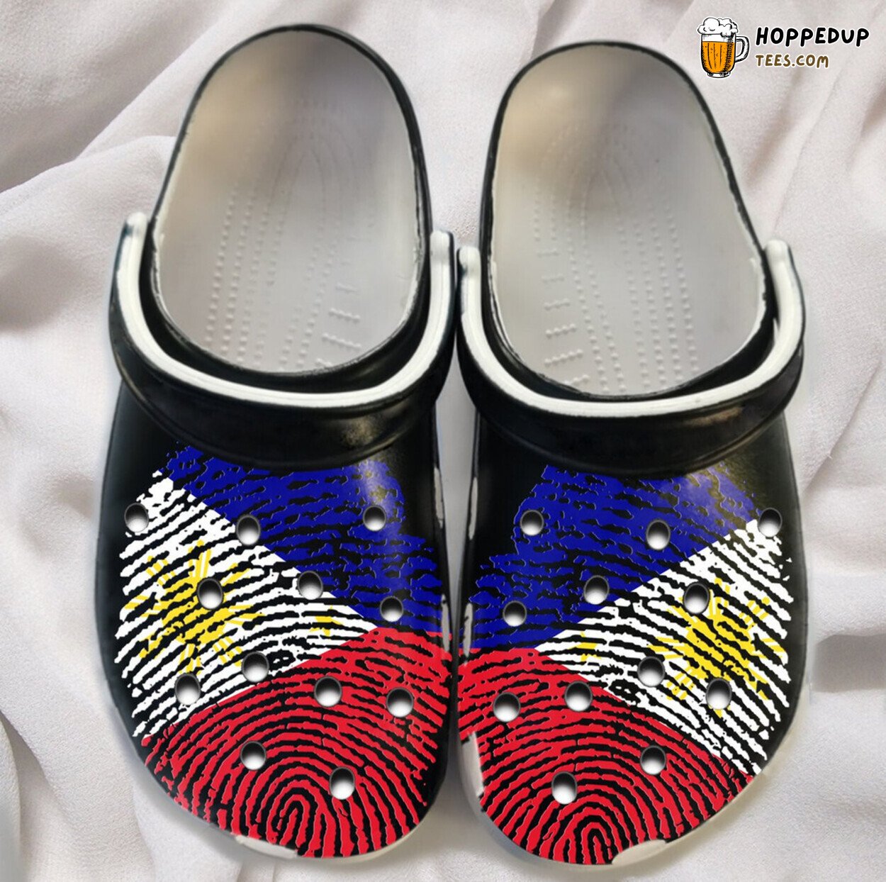 DNA Philippines Flag Filipino Fan Gift Classic Water Rubber Clogs