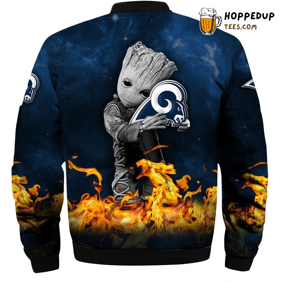 DNA Signature Los Angeles Rams NFL Themed Bomber Jacket Line