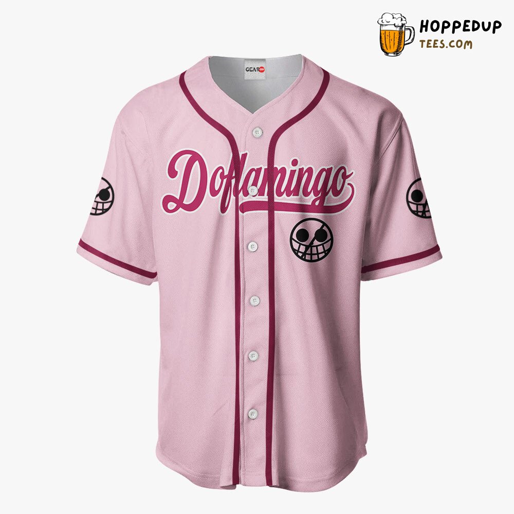 Doflamingo Emblem Unique Baseball Jersey Collection Distinctive Design