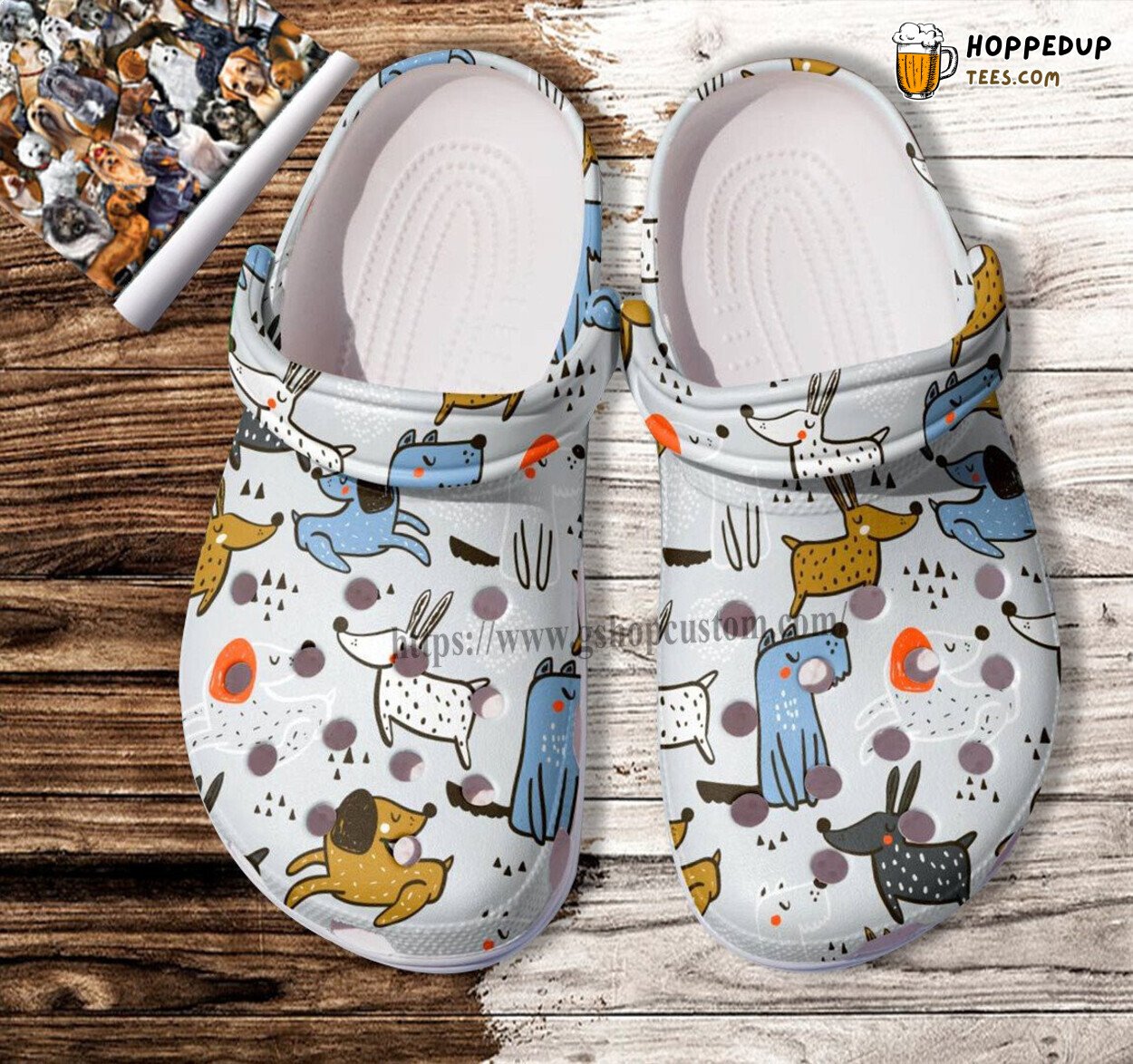 Dog Anime Meme Chibi Birthday Girl Boy Funny Croc Clogs