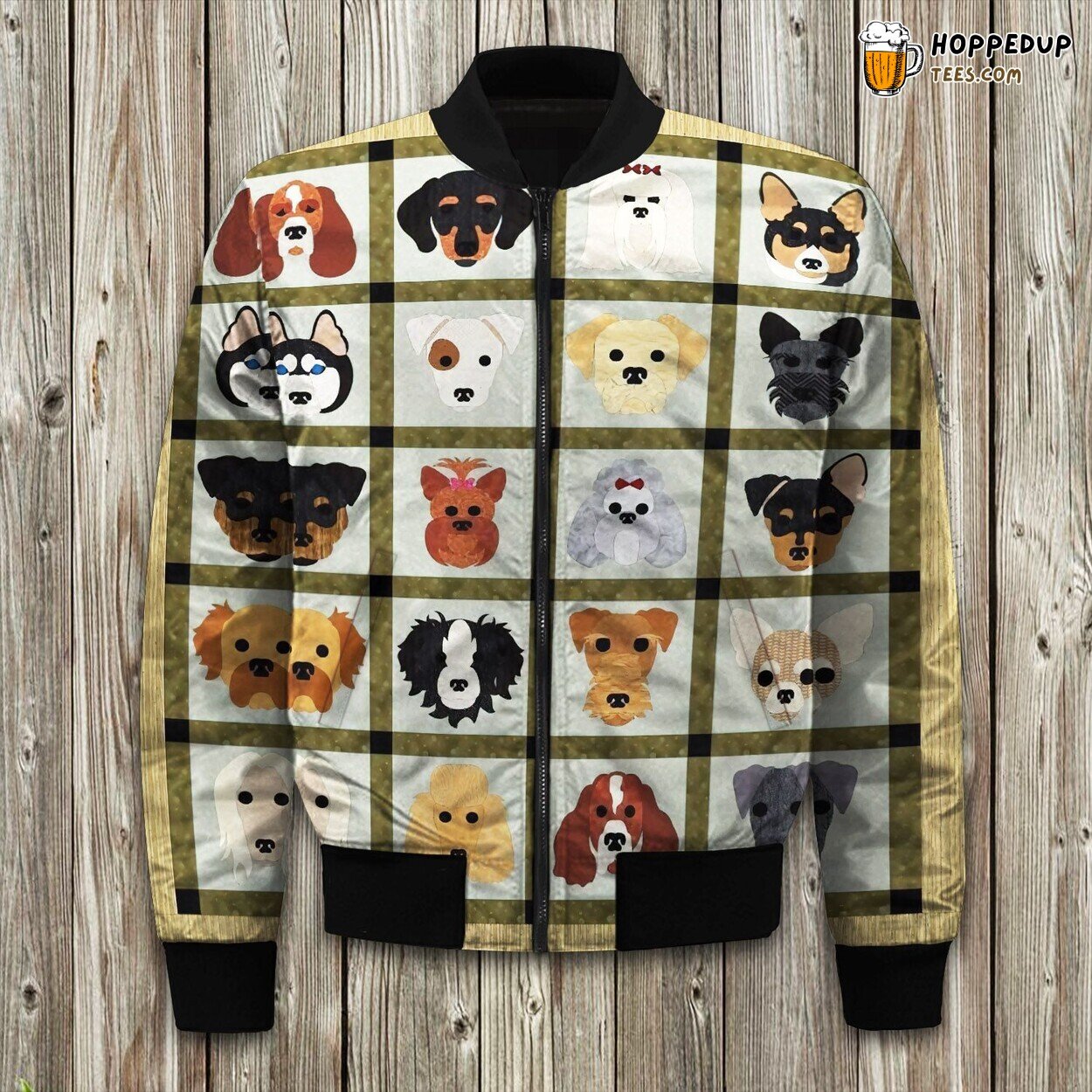 Dog Grace Winter Bomber Jacket Luxurious Quality Warm Cute Padded Essence